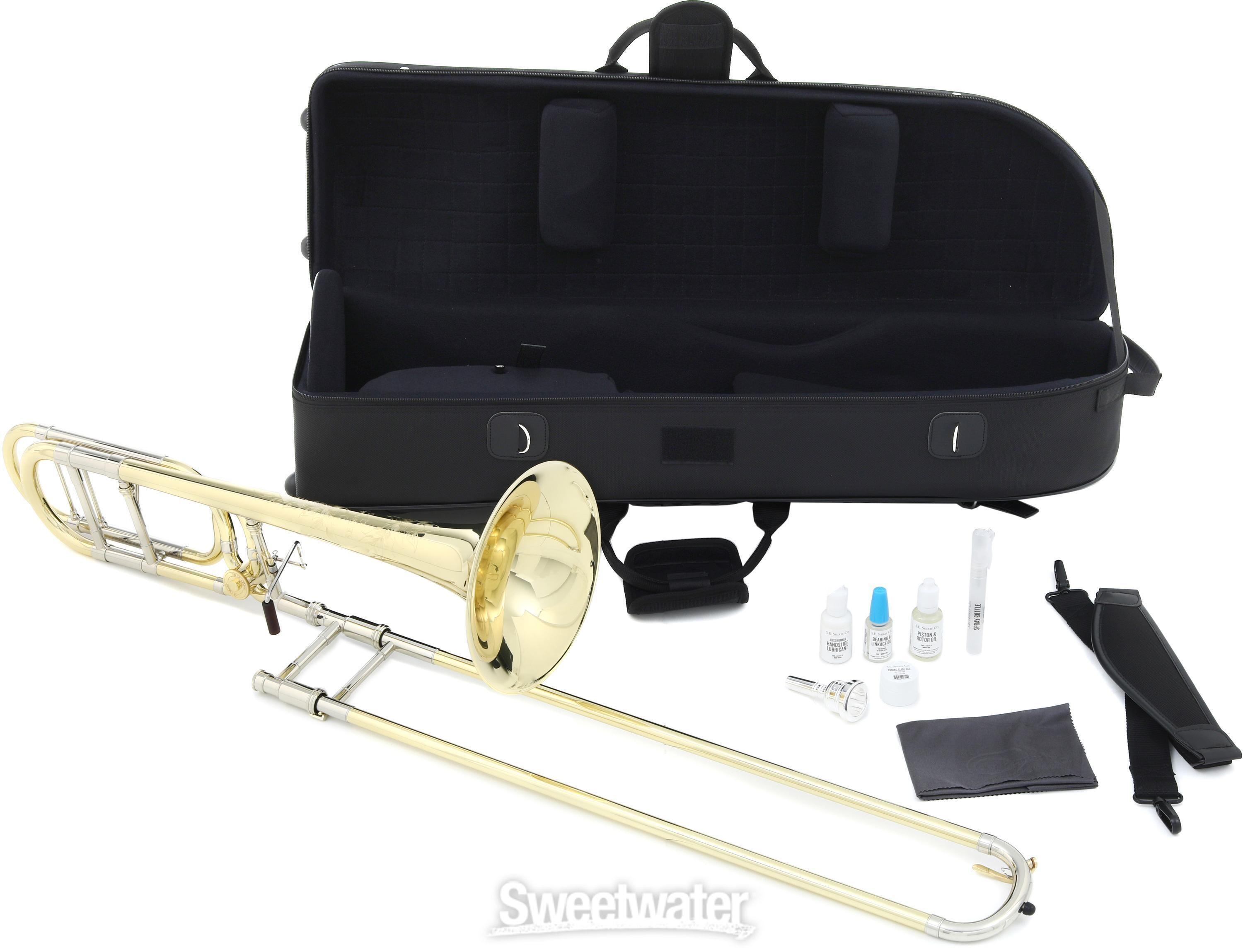Shires TBQ30YR Shires Q Pro Trombone F Attachment QI Bell  Clear Lacquer Sweetwater