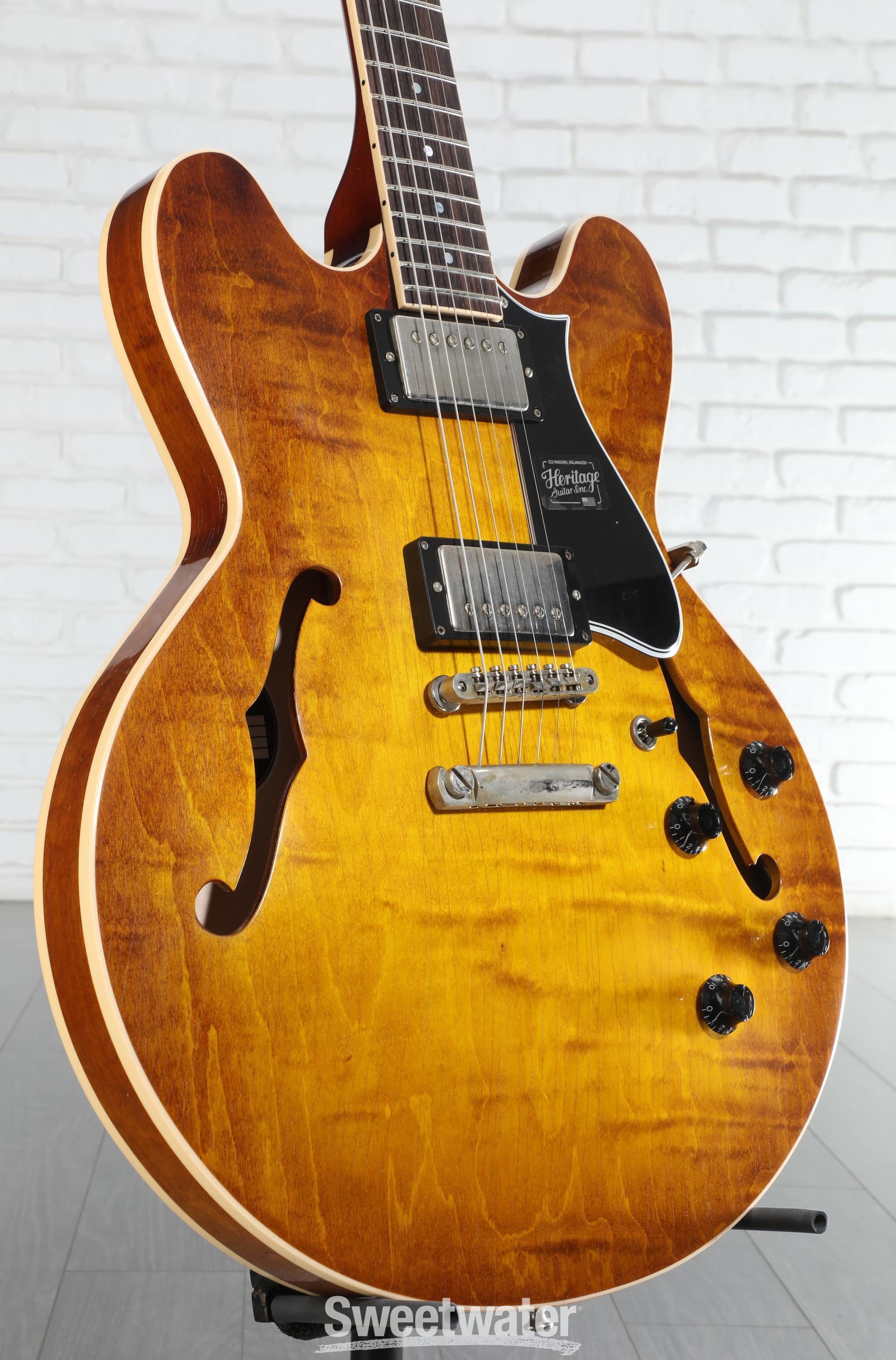 Heritage Artisan Aged H-535 Electric Guitar - Dirty Lemon Burst