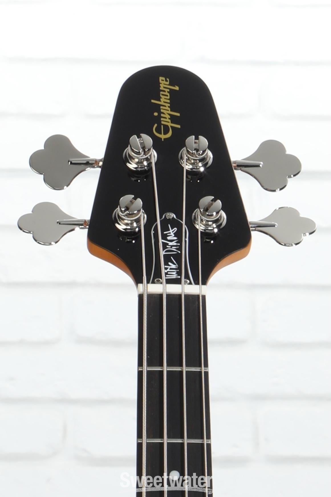 Epiphone Mike Dirnt Grabber G-3 Signature Electric Bass Guitar - Silverburst