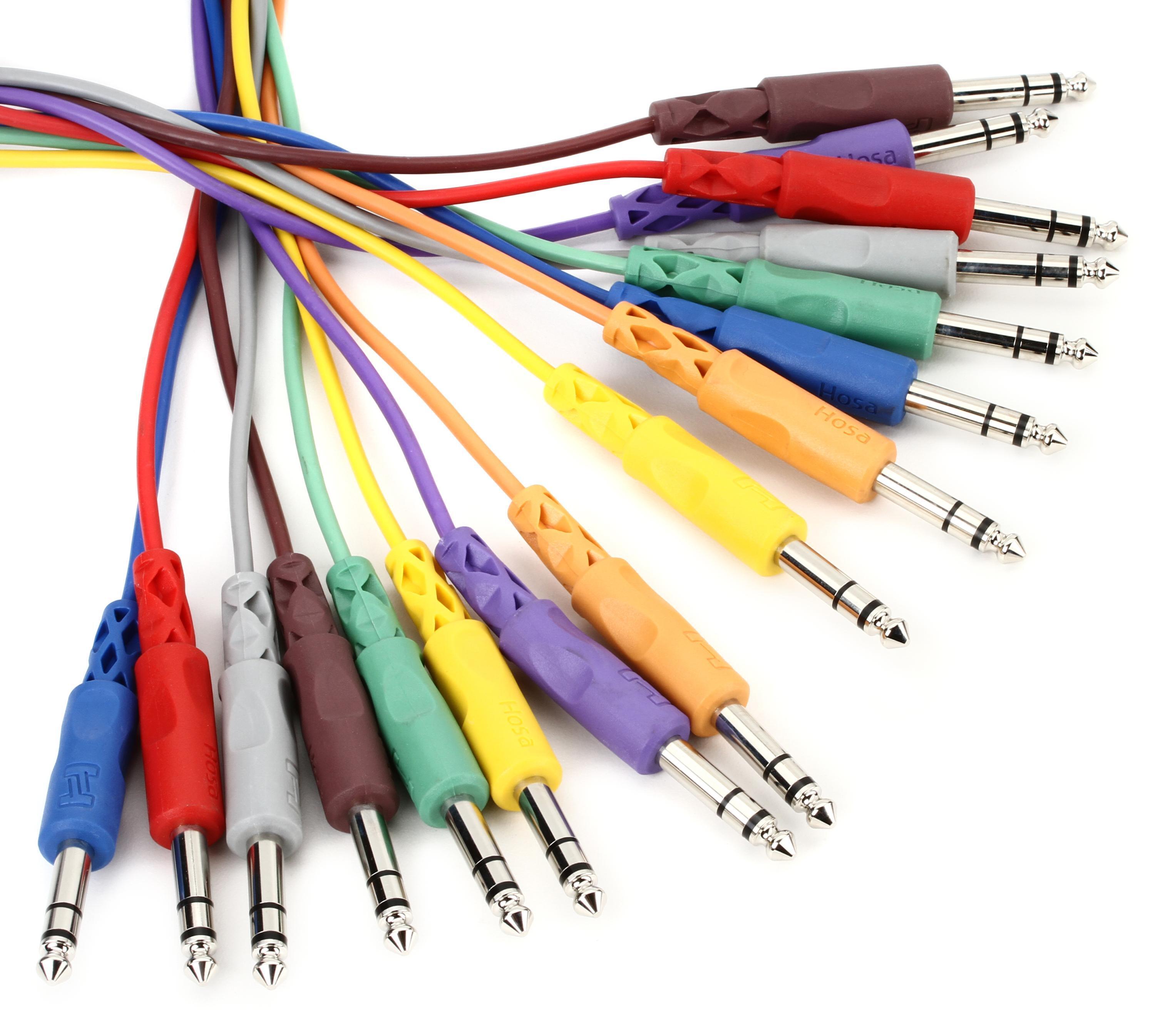 Hosa CSS-804 8-channel 1/4-inch TRS Male Snake - 13.2 foot