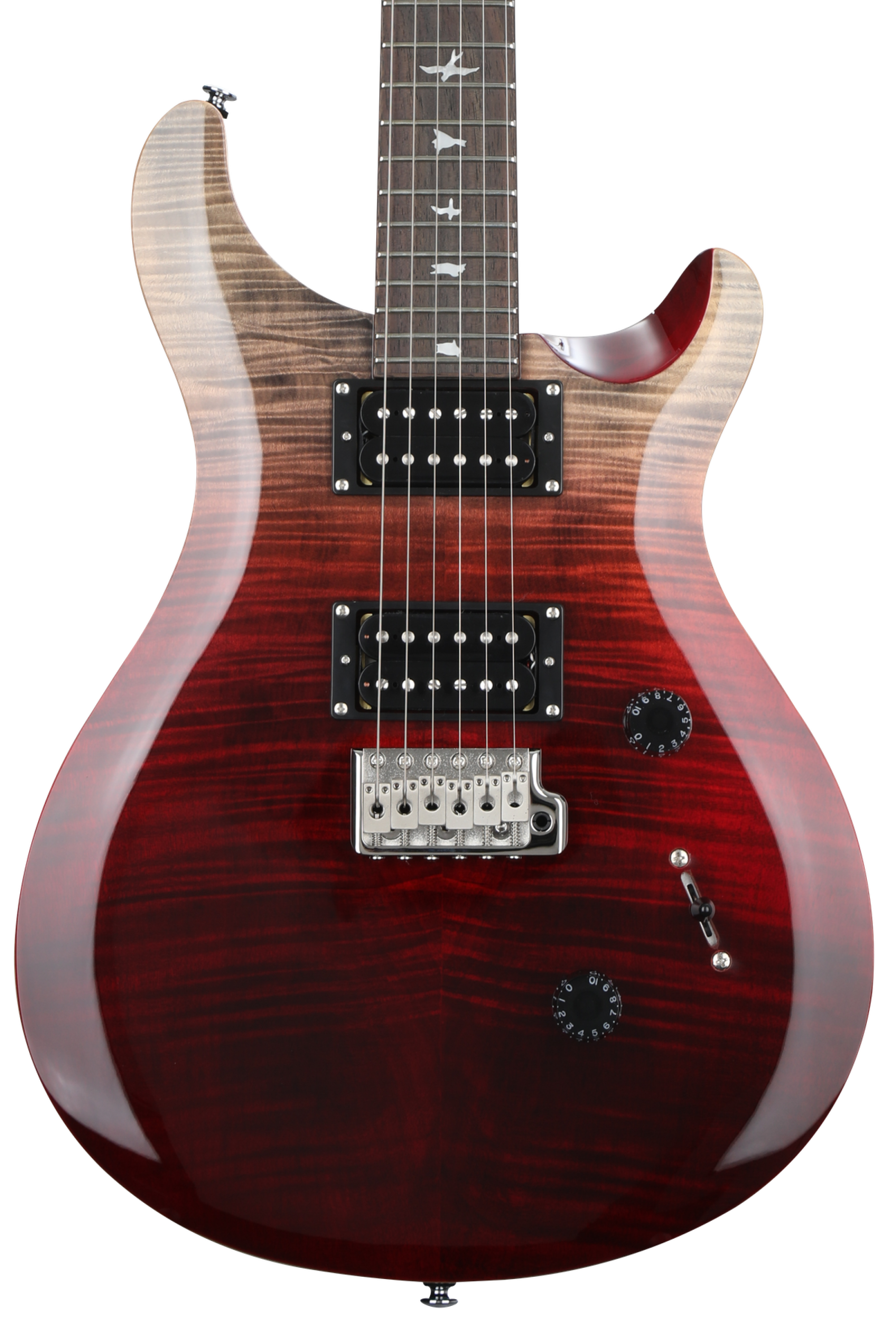 PRS SE Custom 24 Electric Guitar - Charcoal Cherry Fade