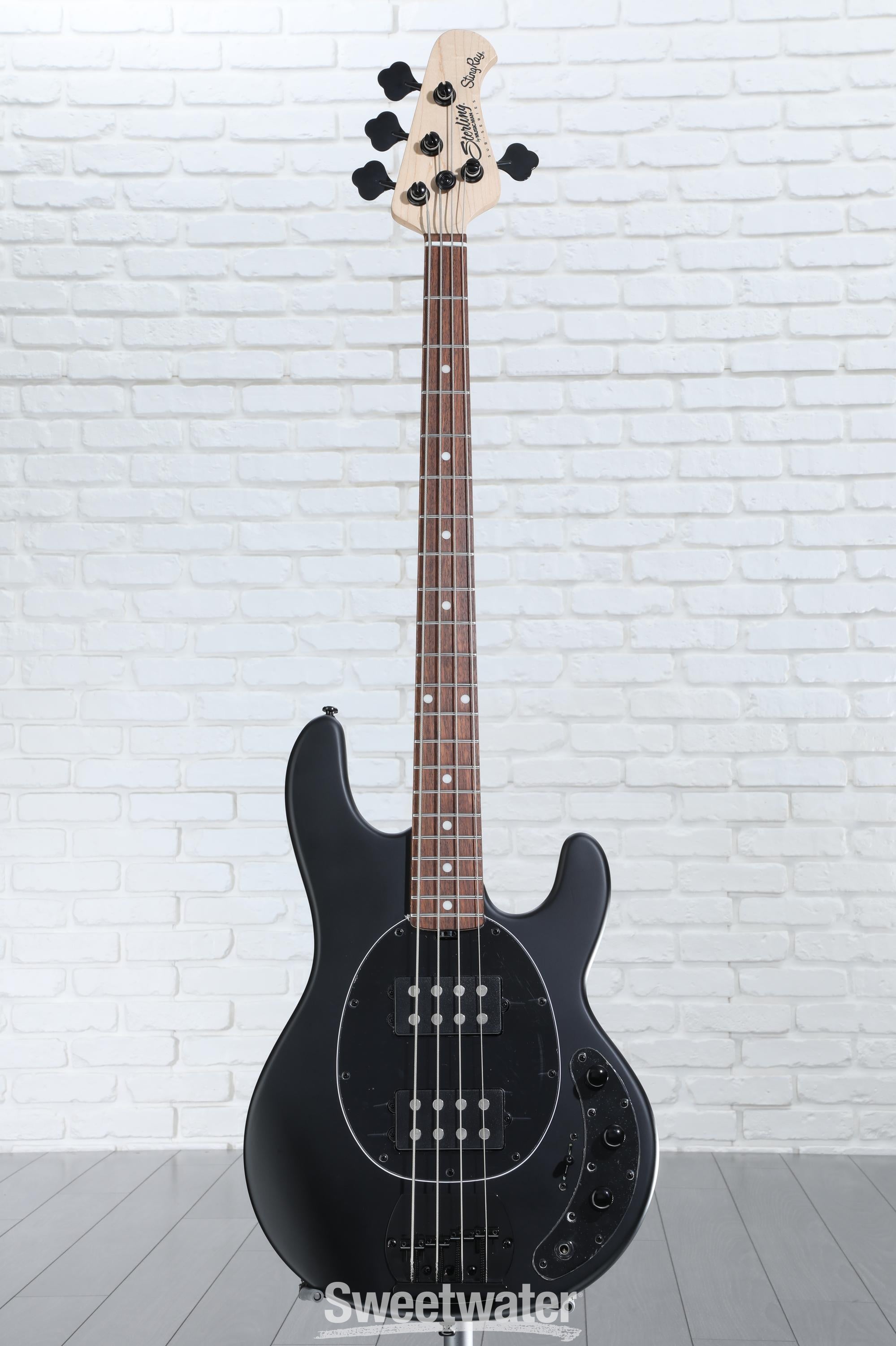 Sterling By Music Man StingRay RAY4HH Bass Guitar - Stealth Black