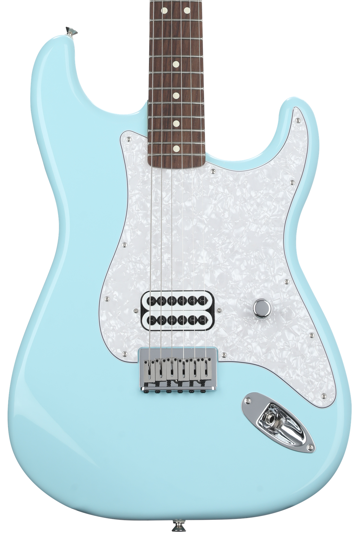Fender Tom DeLonge Stratocaster Electric Guitar - Daphne Blue