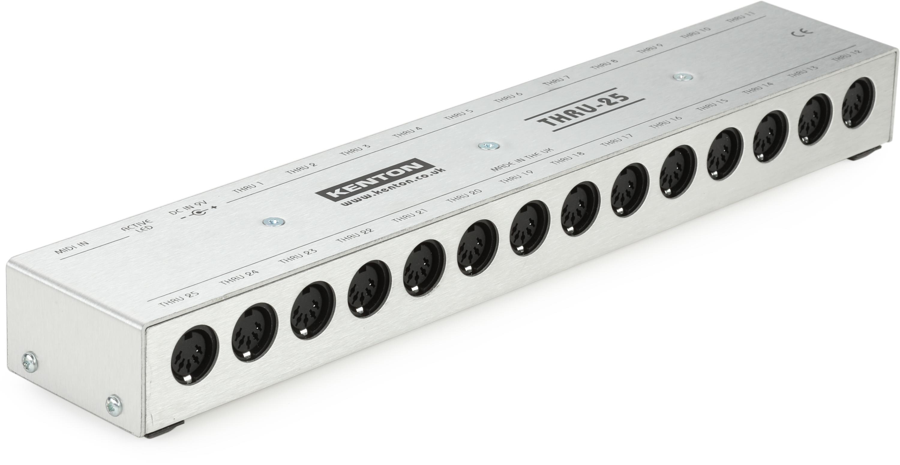 Kenton Thru-5 MIDI Thru Box | Sweetwater
