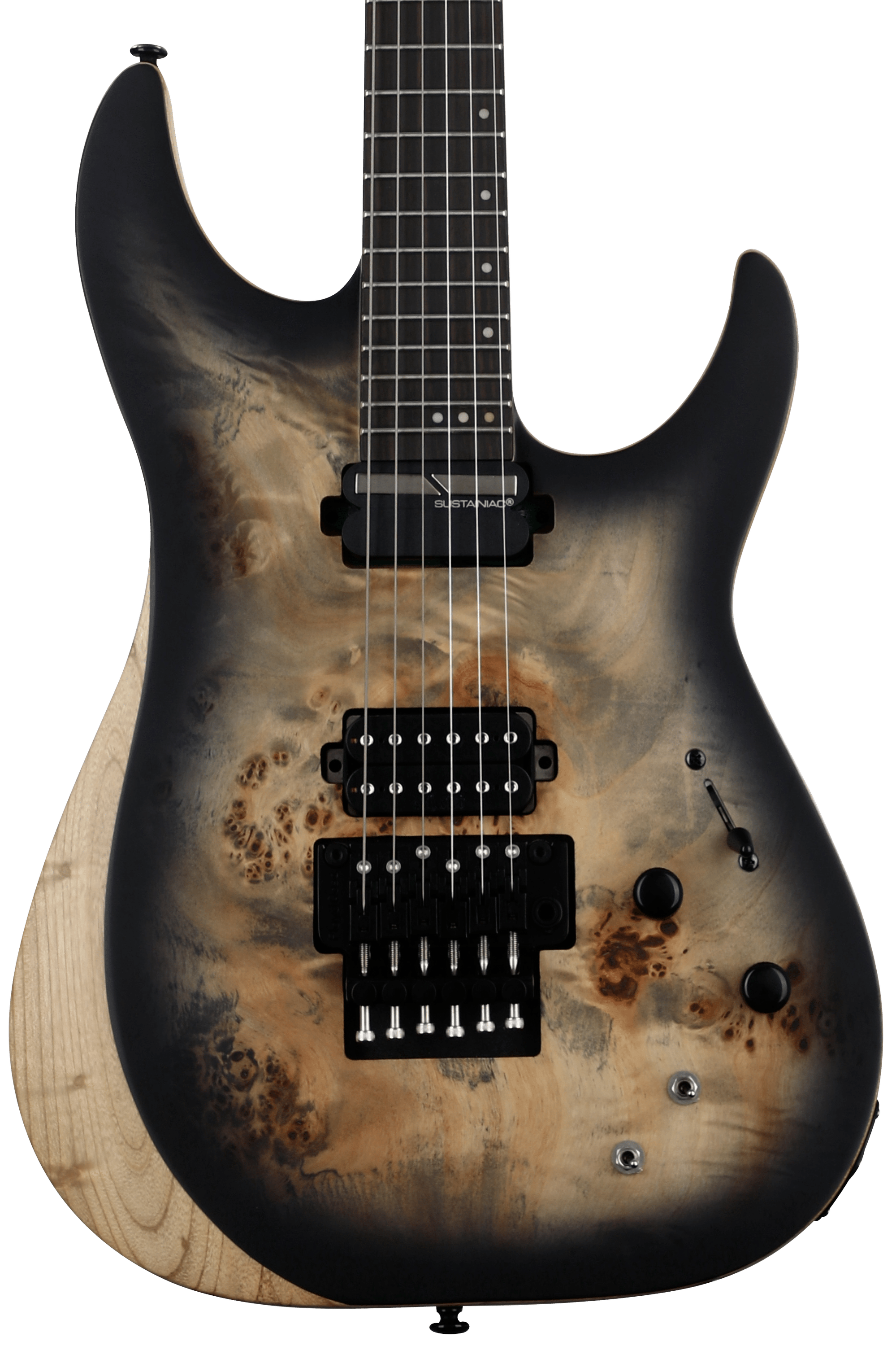 Schecter Reaper-6 FR-S - Satin Charcoal Burst | Sweetwater