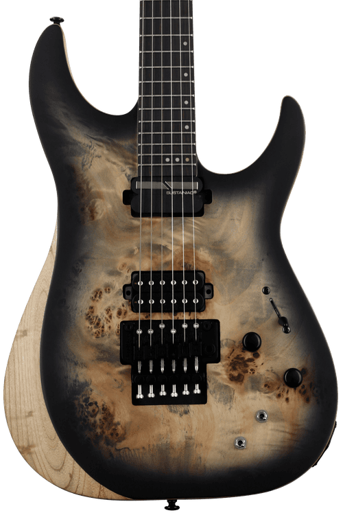Schecter Reaper-6 FR-S - Satin Charcoal Burst | Sweetwater
