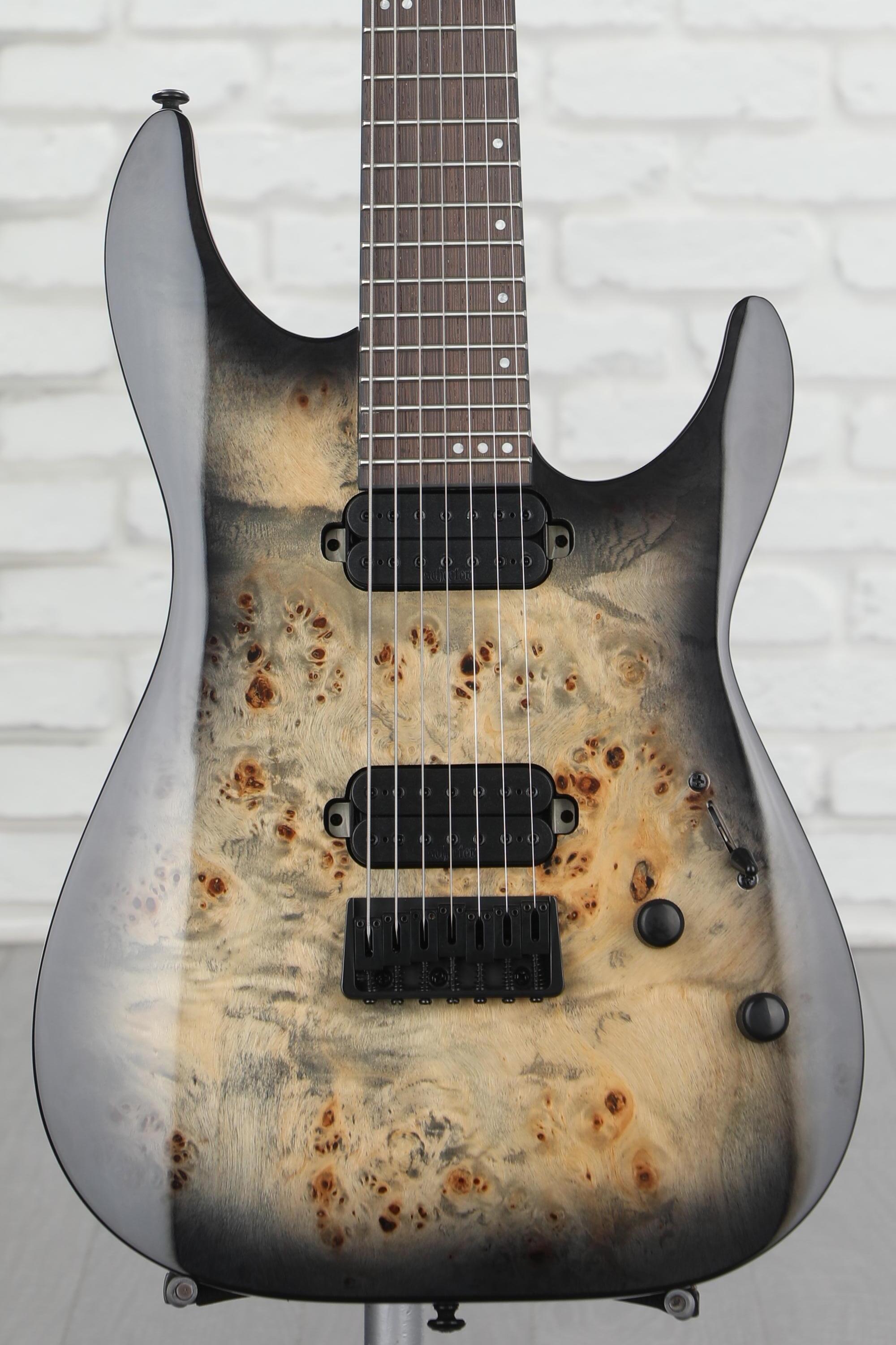 Schecter C-7 Pro 7-string Electric Guitar - Charcoal Burst, Sweetwater ...