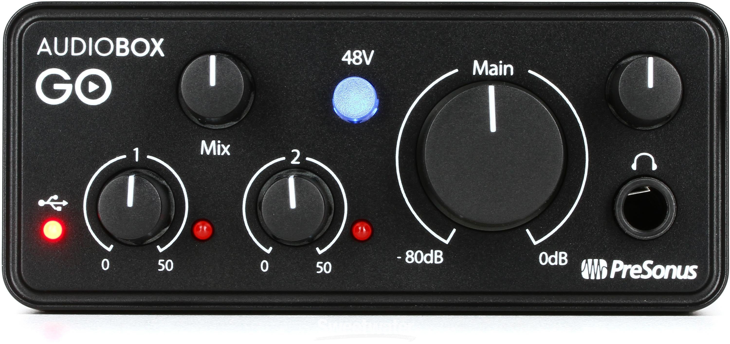 PreSonus AudioBox Go 2x2 USB-C Audio Interface