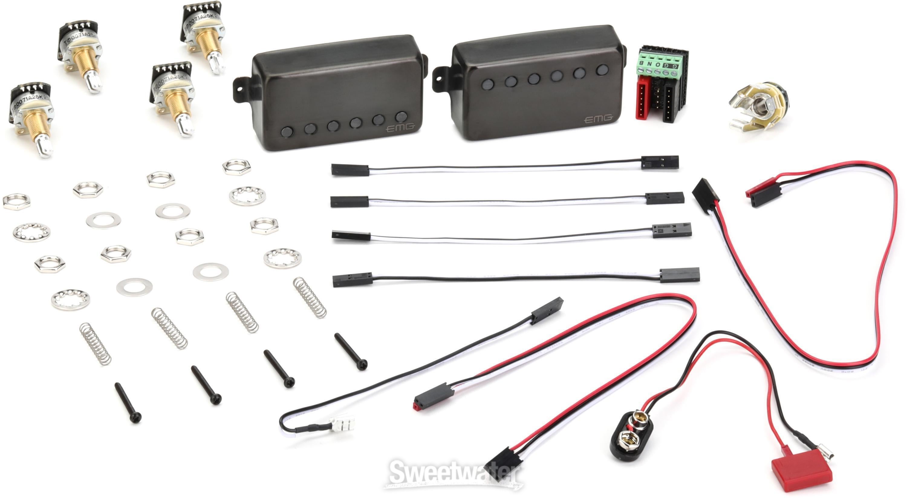 ギター EMG JH James Hetfield Set Black Chrome EMG EM943260 JH Set James Hetfield Signature Pickup Set