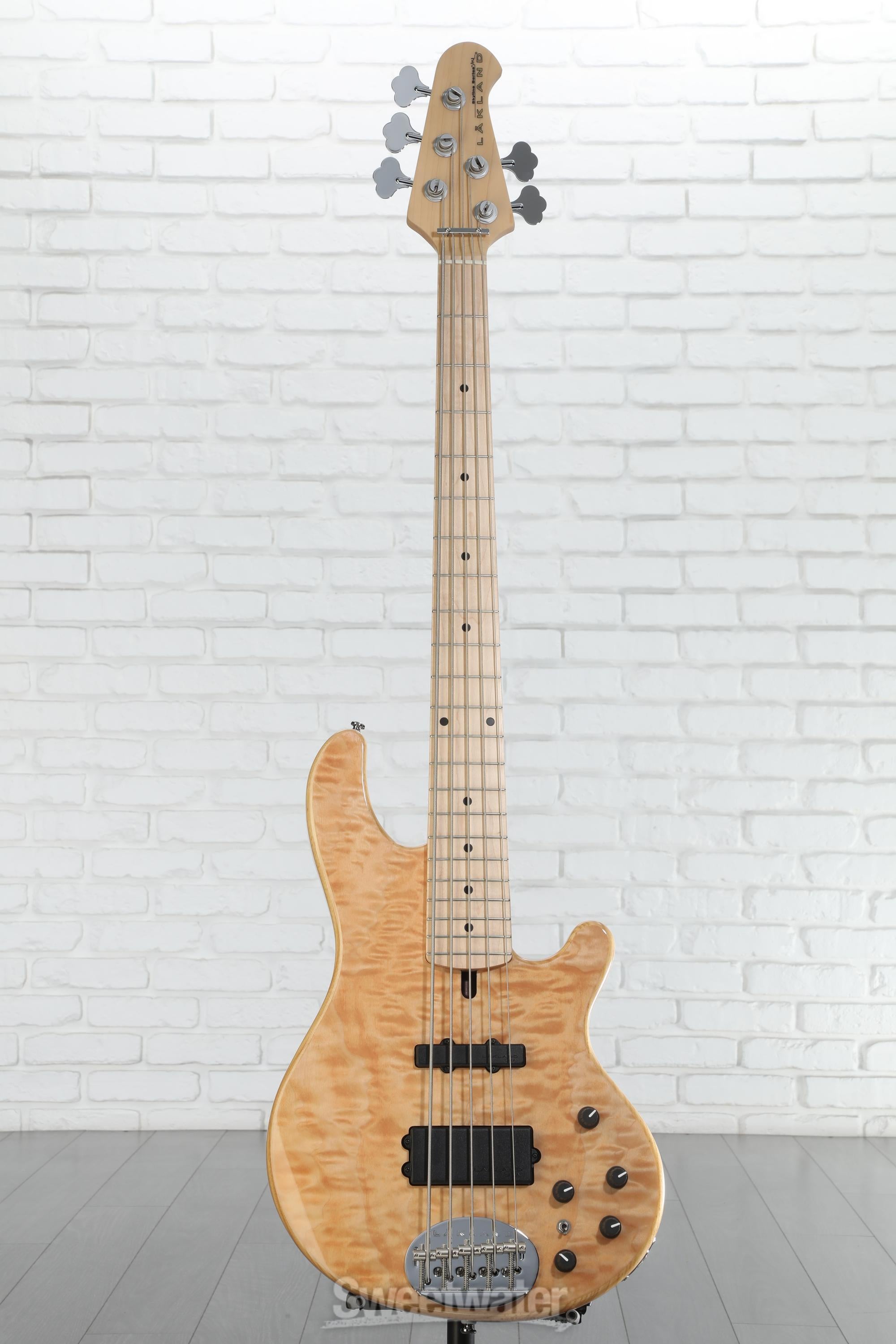 Lakland Skyline 55-02 Deluxe 5-string Bass Guitar - Natural with