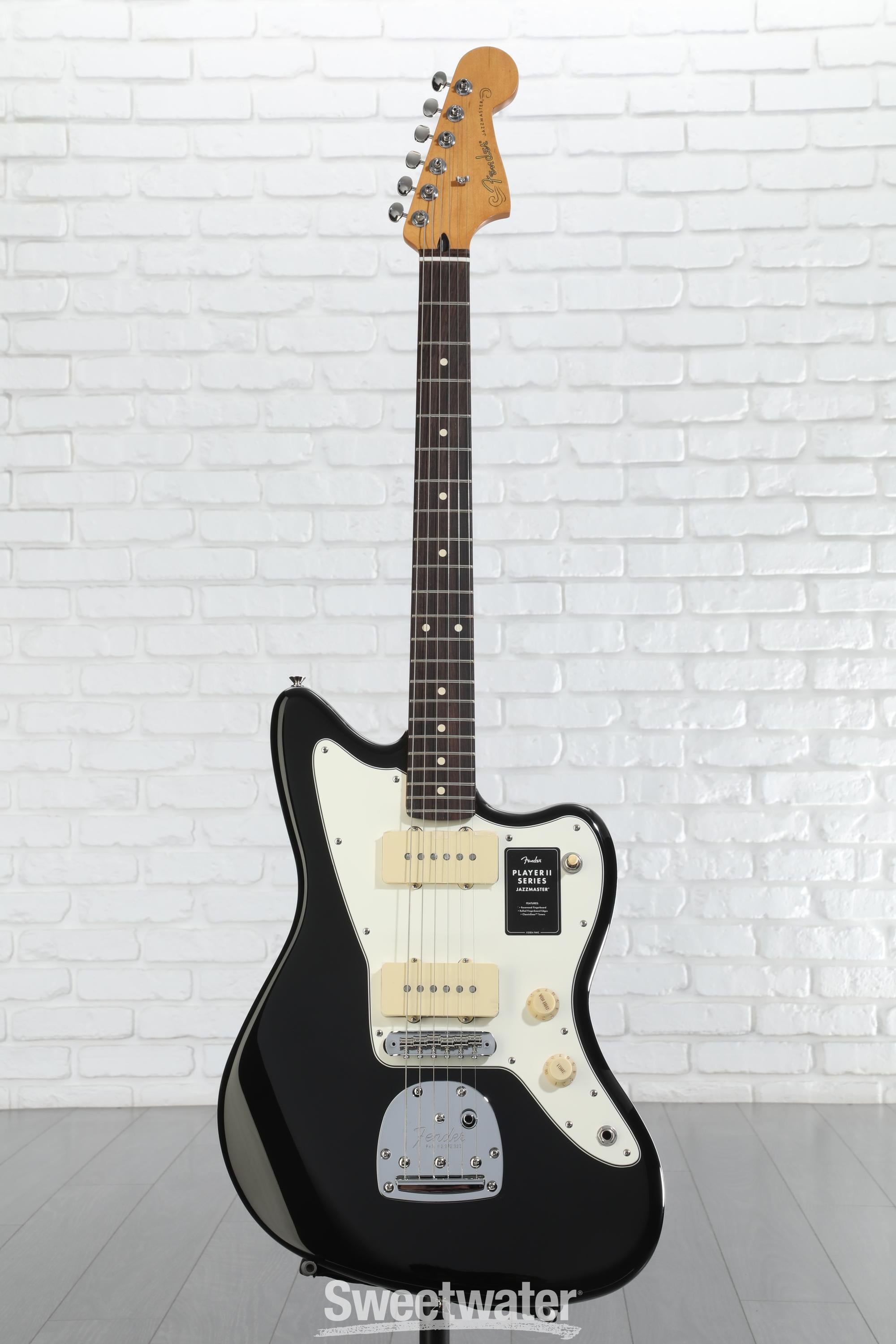 Fender Player II Jazzmaster Electric Guitar - Black | Sweetwater