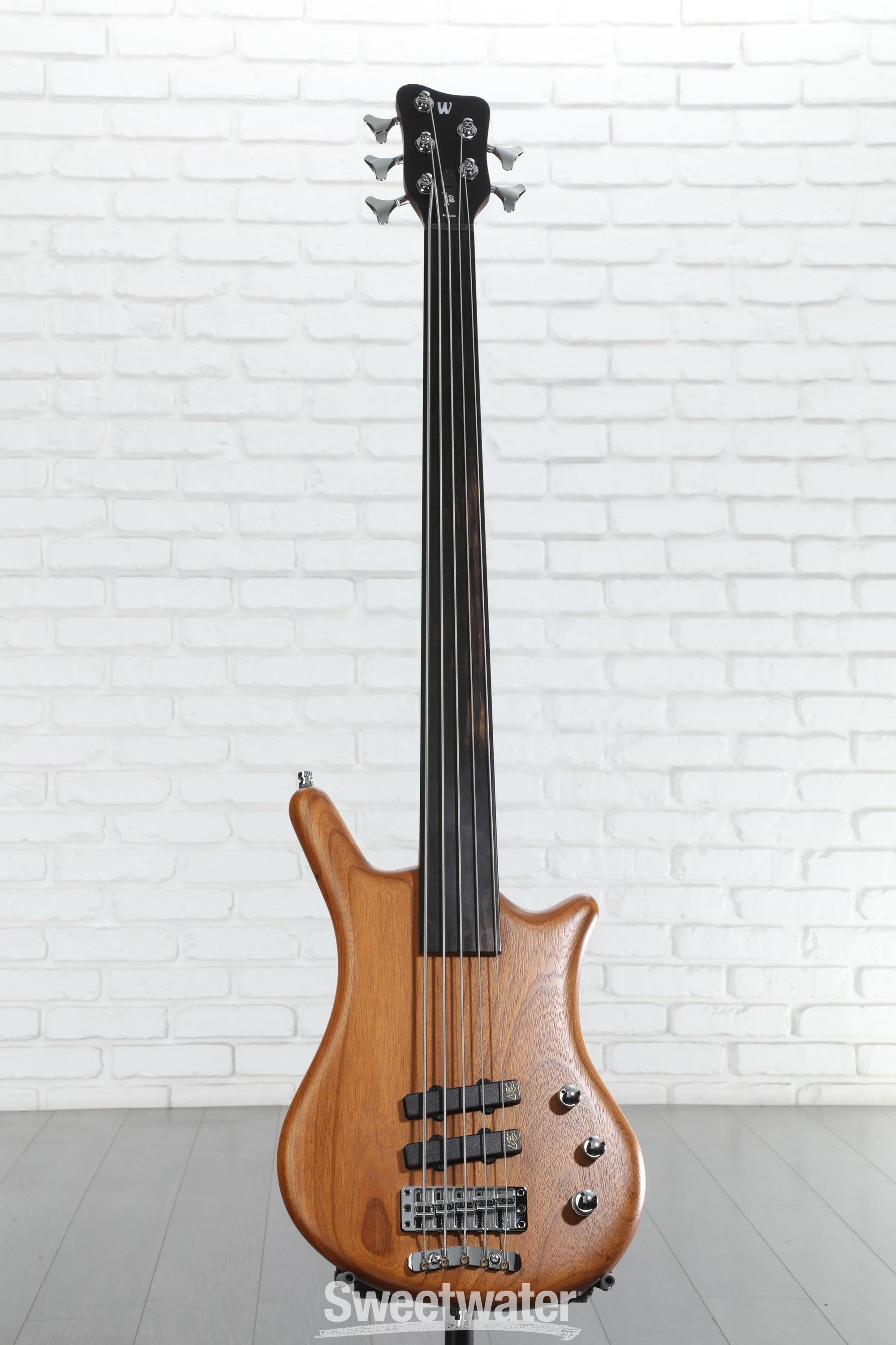 Warwick Pro Series Thumb BO Fretless 5-string Bass - Natural Satin