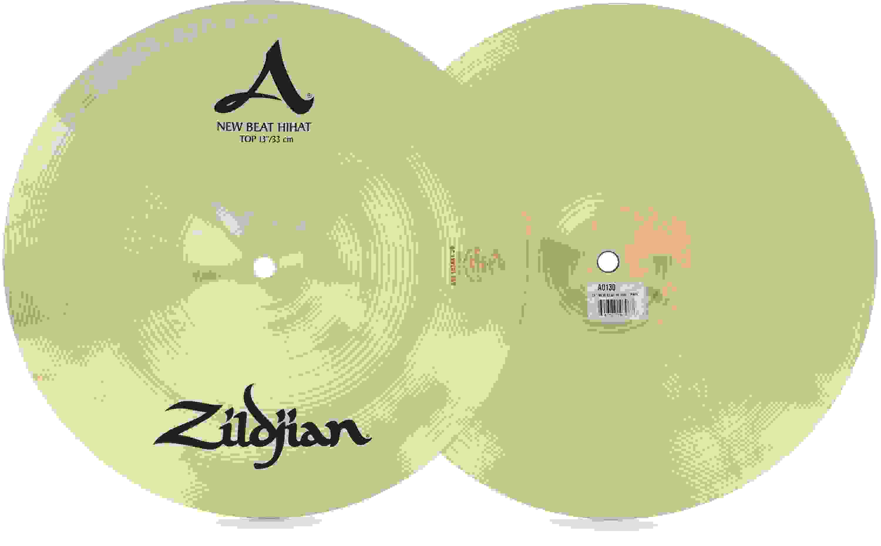 Zildjian 13 inch A Zildjian New Beat Hi-hat Cymbals