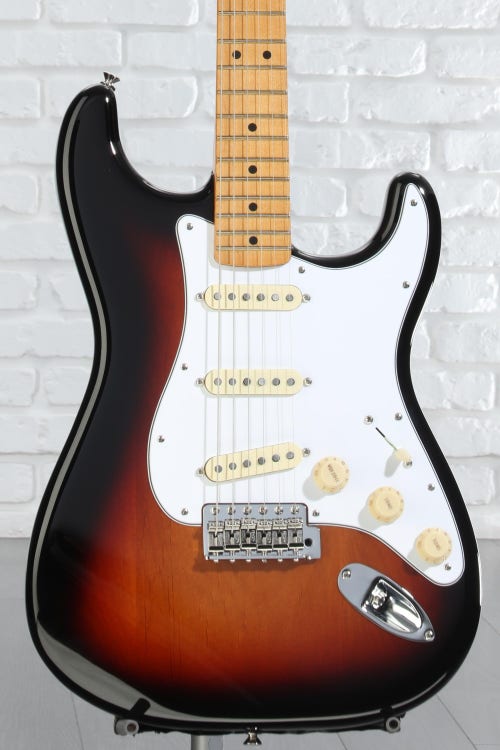Fender Jimi Hendrix Stratocaster - 3-Tone Sunburst with Maple Fingerboard