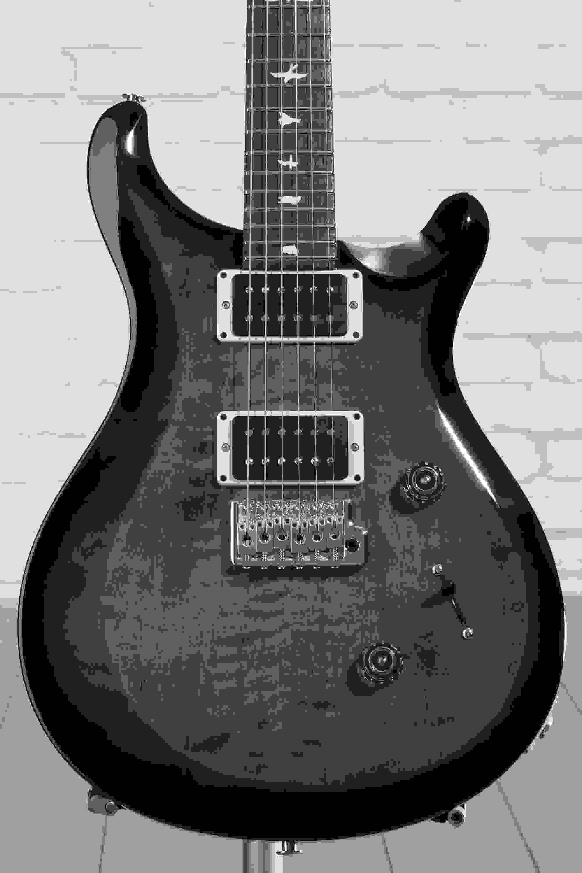 PRS S2 Custom 24 Electric Guitar - Faded Gray Black Purple Smokeburst ...