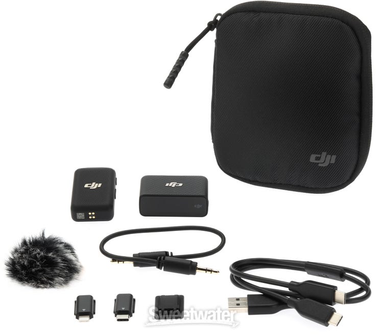 DJI Mic Wireless Microphone Kit - (1Tx + 1Rx) Includes 1 Transmitters