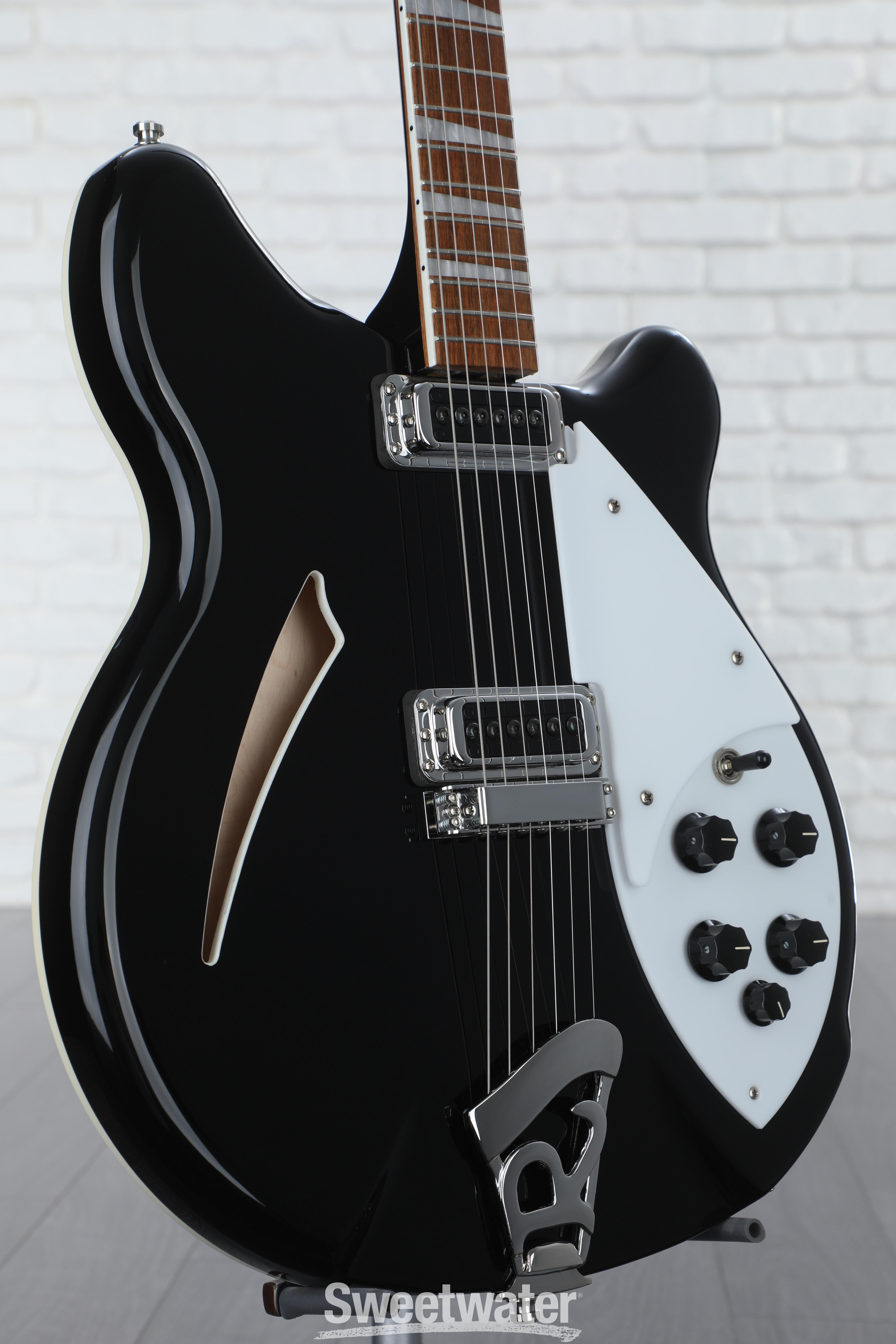 Rickenbacker 360 Thinline Electric Guitar - Jetglo | Sweetwater