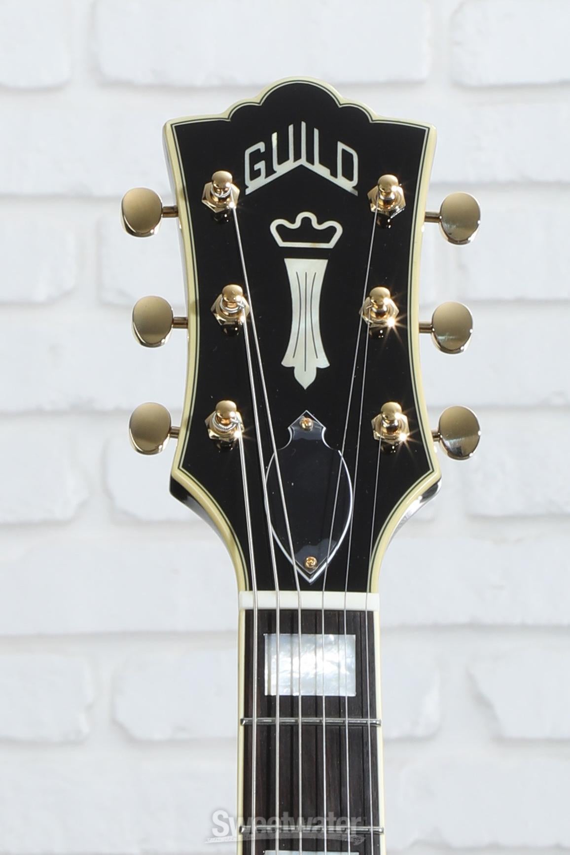 Guild M-75 Aristocrat Special Hollowbody Electric Guitar - Black