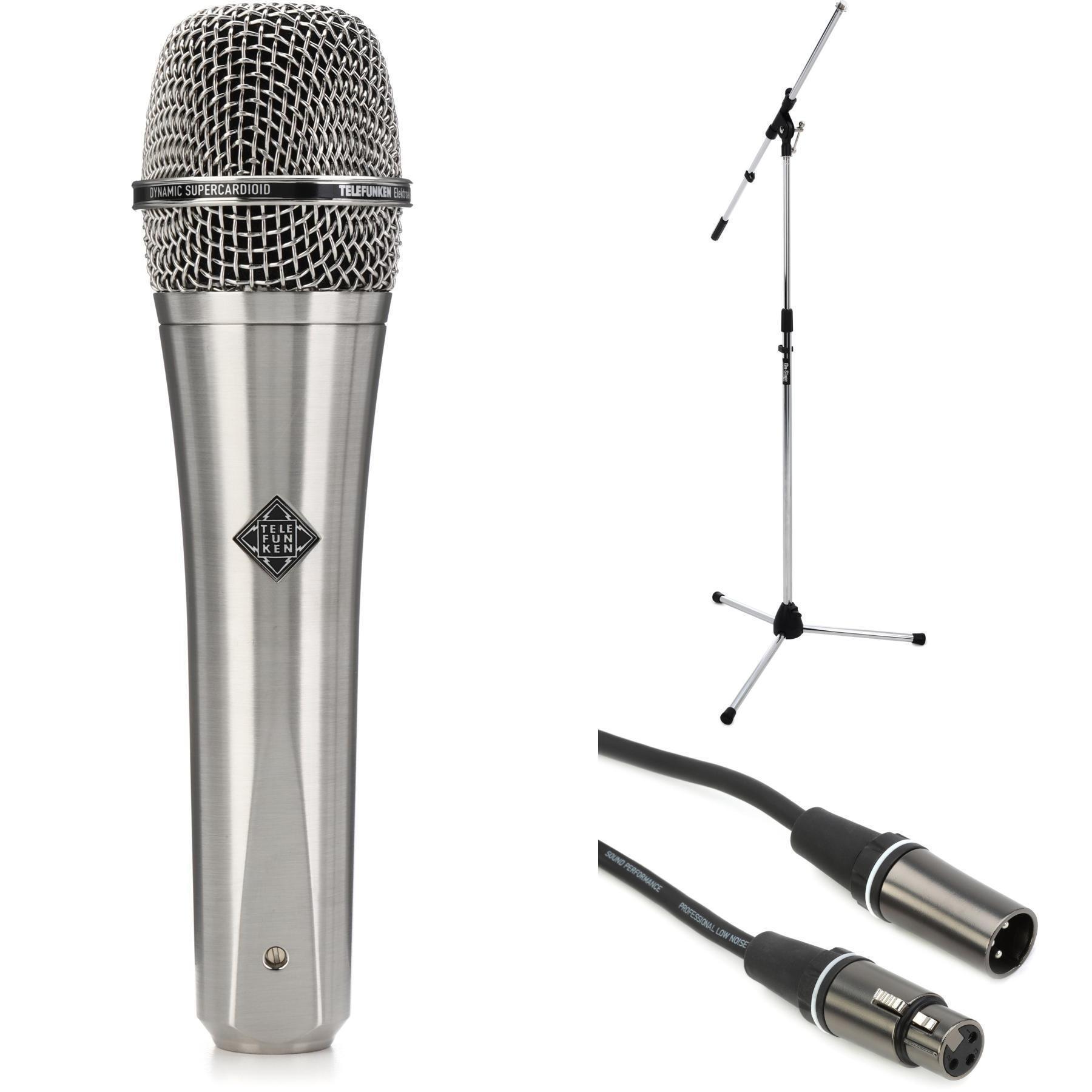 Micro Chant Telefunken M81 Supercardioïde - Micro Dynamique Portable Gris Pour Scène