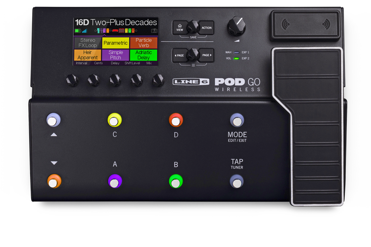 Line 6 POD Go Wireless Guitar Multi-effects Floor Processor