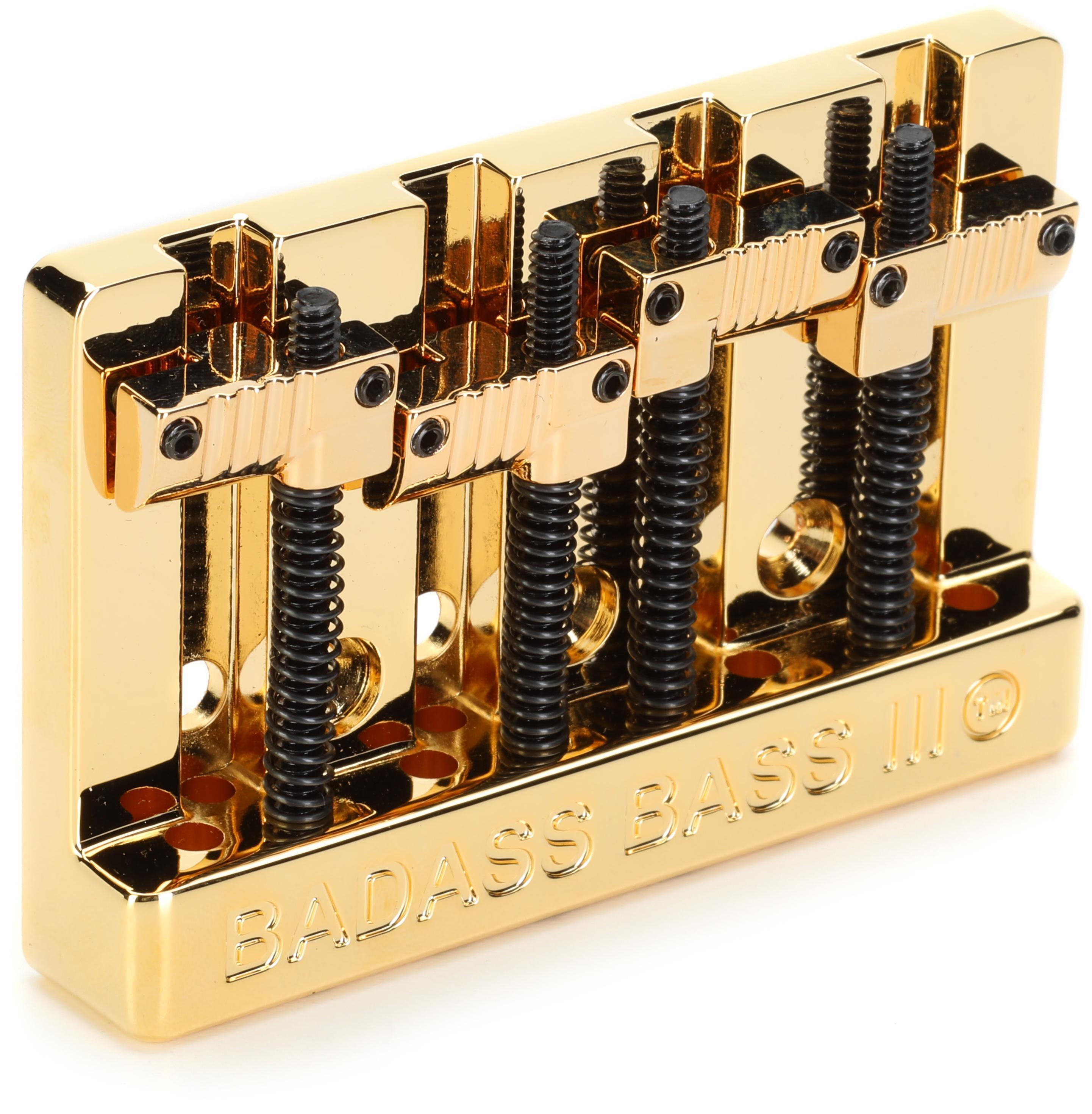 BADASS II BASS BRIDGE  LEO QUAN バダス Leo Quan® Badass II 4-String Bass Bridge