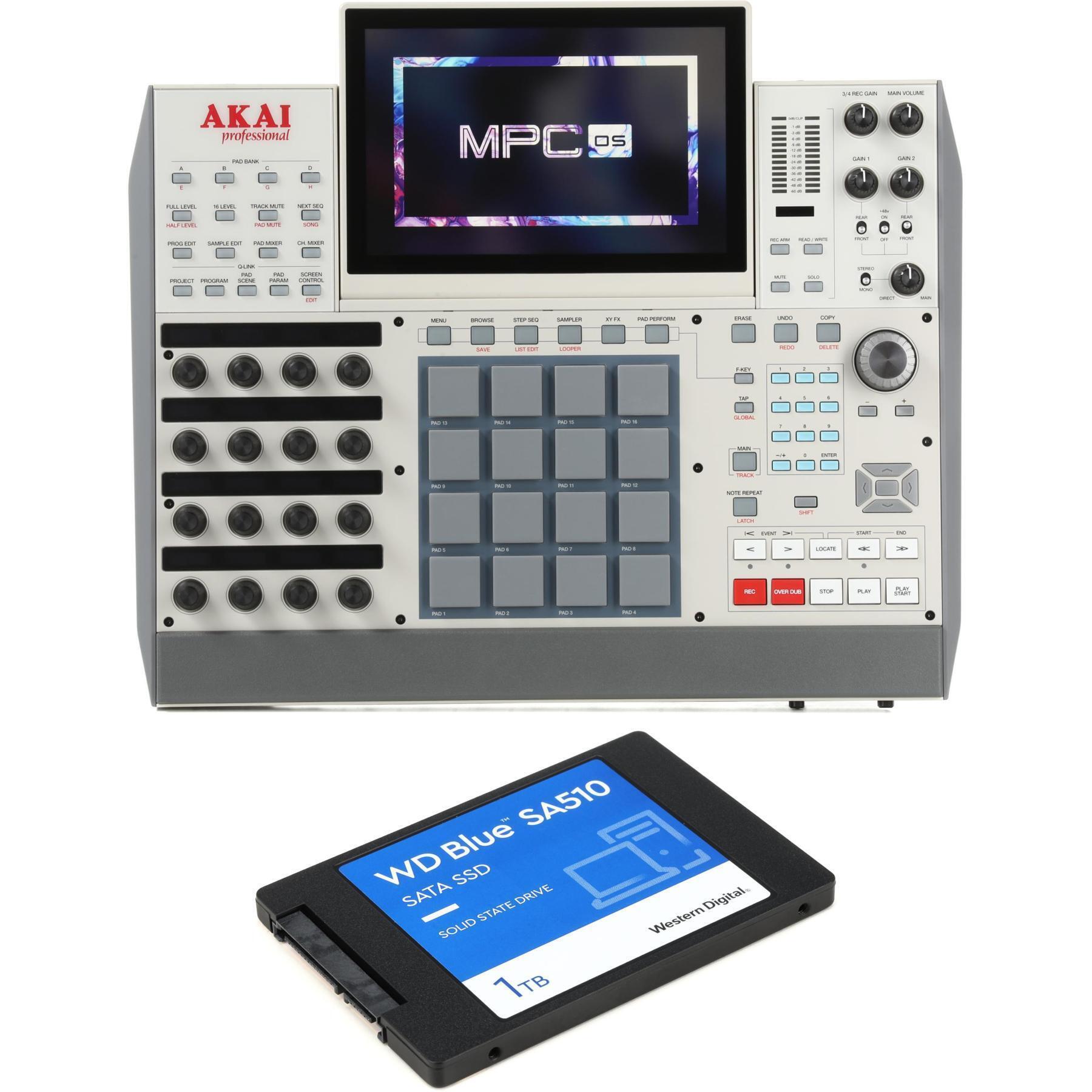 Akai Professional MPC X Standalone Sampler and Sequencer with 1TB 