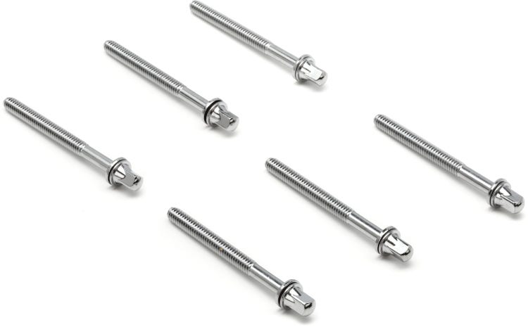 Gibraltar SC-4E 2-1/4 inch / 58mm Tension Rods with Washers (6-pack)