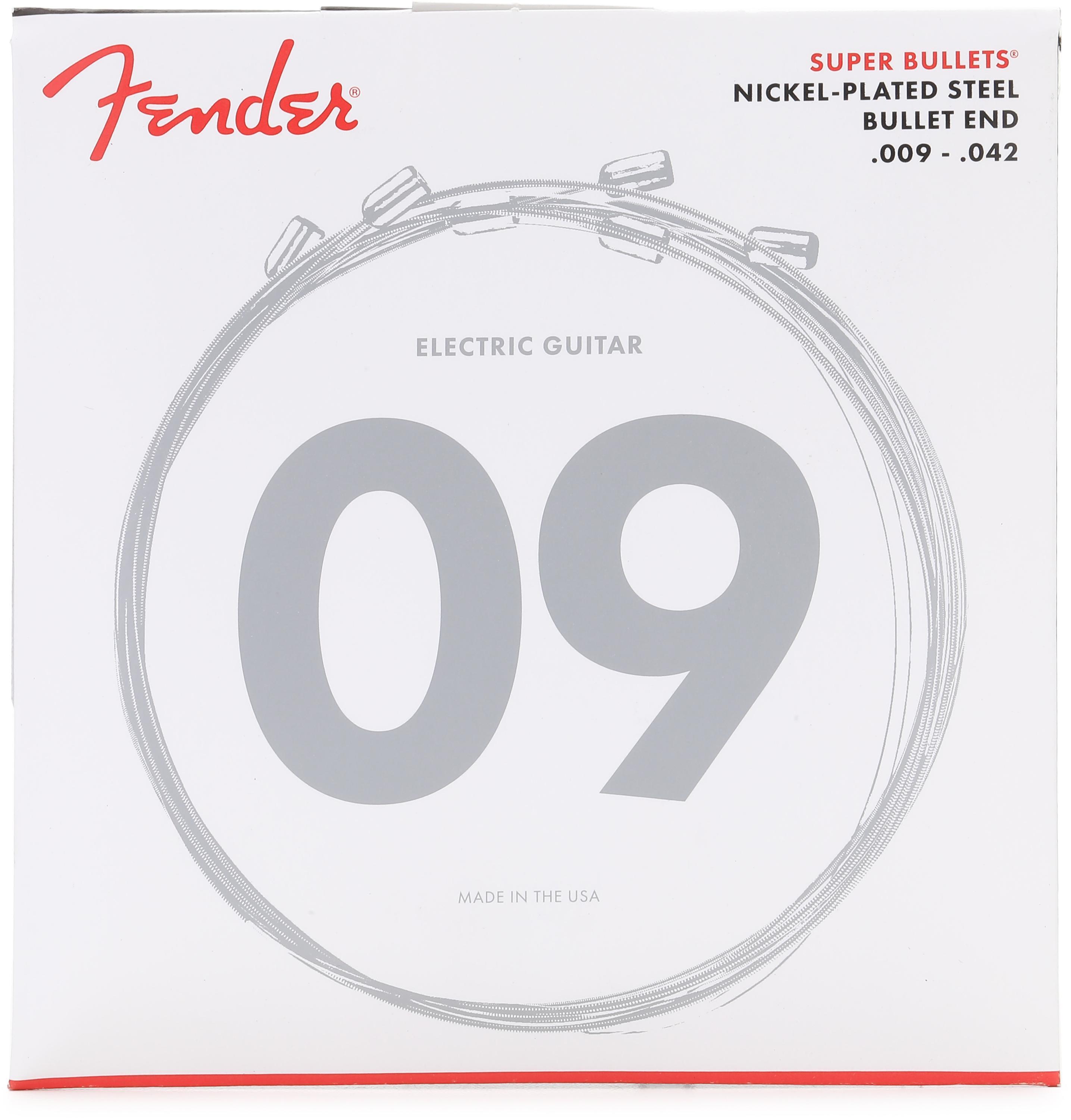 Photo of Fender 3250L Super Bullets Nickel Steel Electric Strings - .009-.042 Light