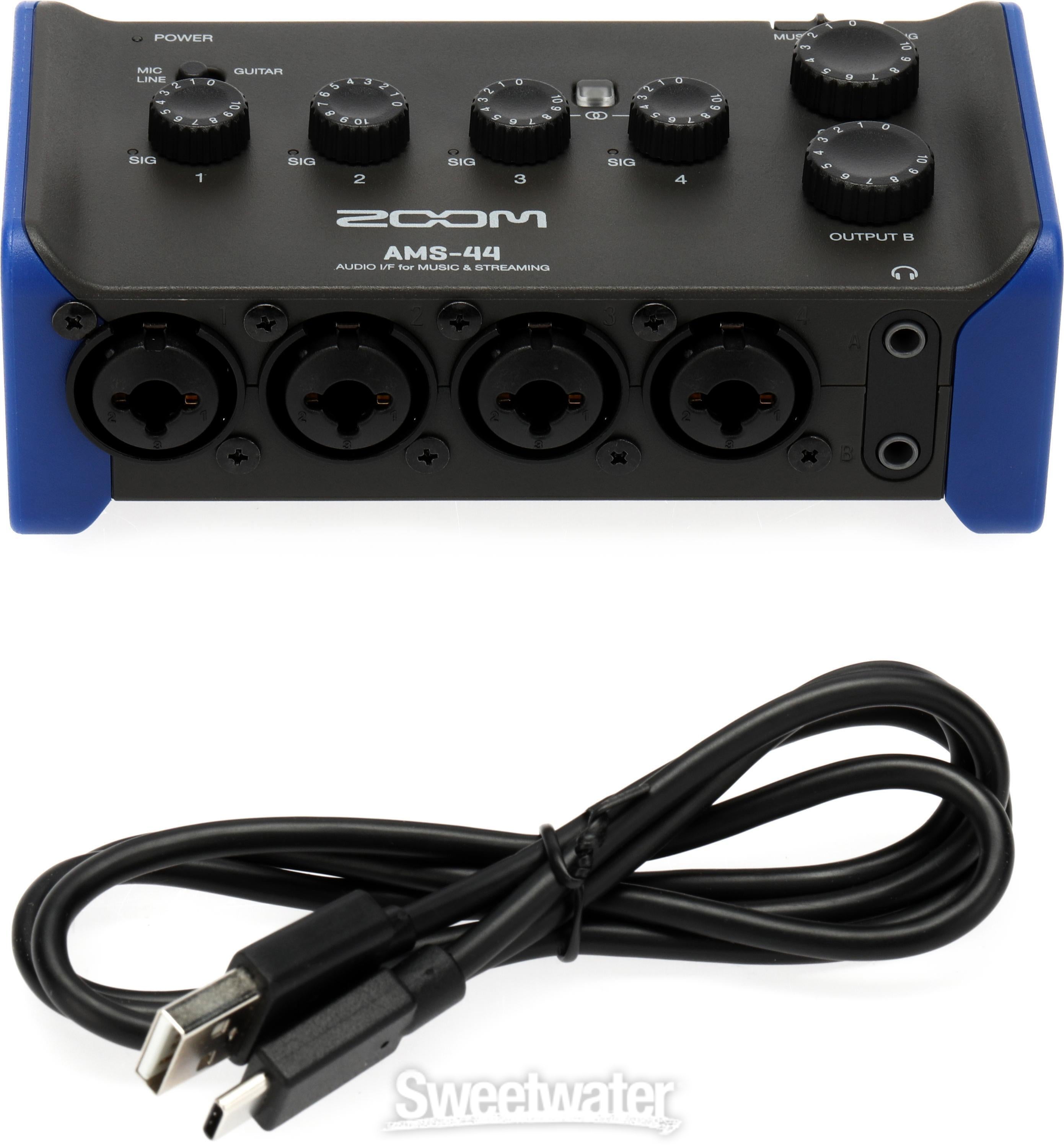 Zoom AMS-44 Audio Interface Reviews | Sweetwater