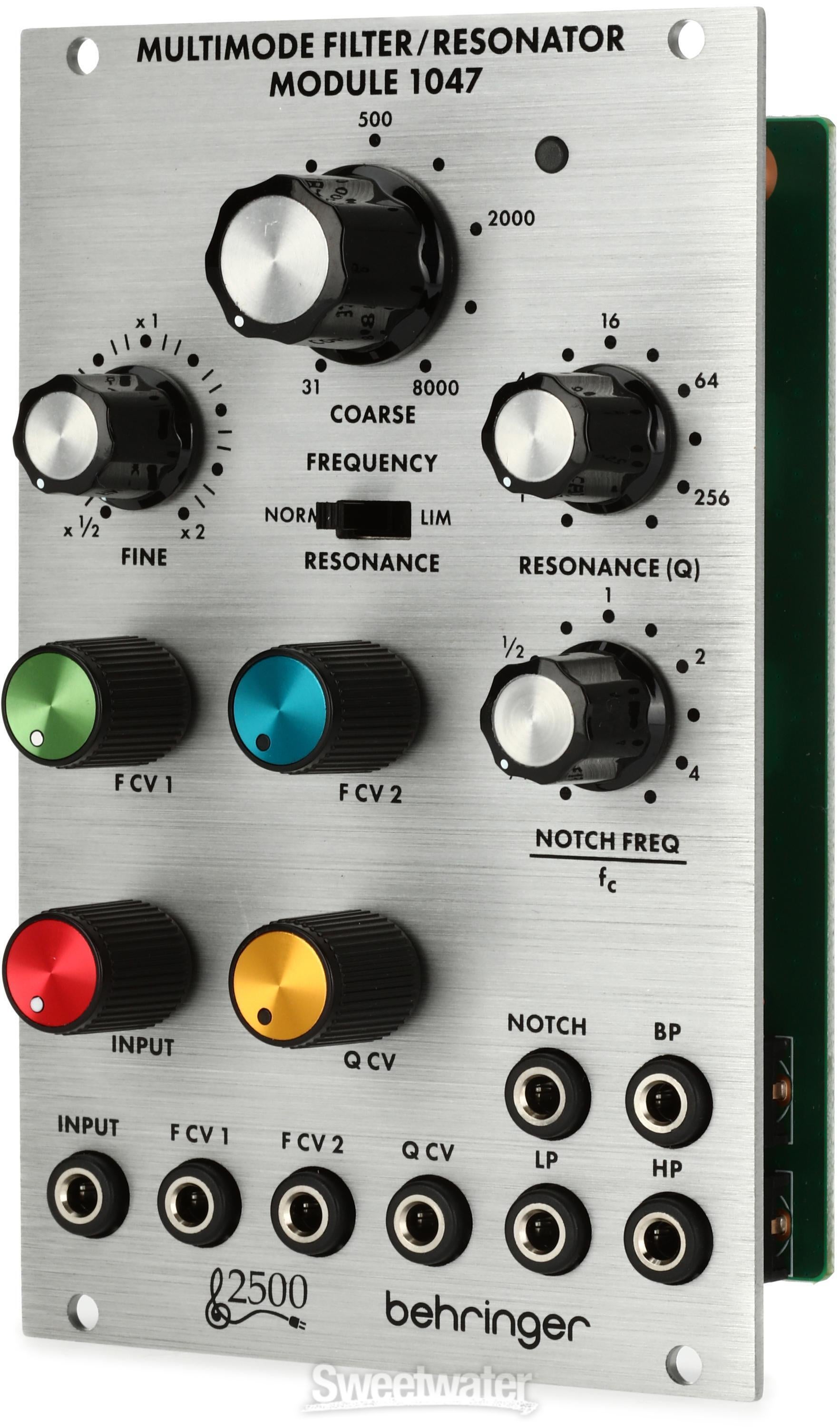 Behringer 1047 Multimode Filter/Resonator Eurorack Module | Sweetwater