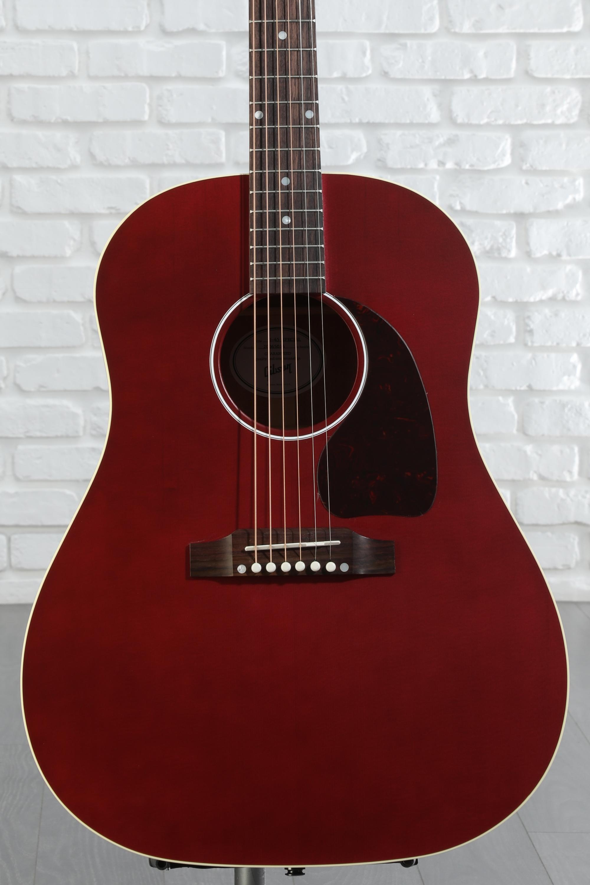 Gibson Acoustic J-45 Special Acoustic-electric Guitar - Wine Gibson Acoustic J-45 Special Acoustic-electric Guitar - Wine