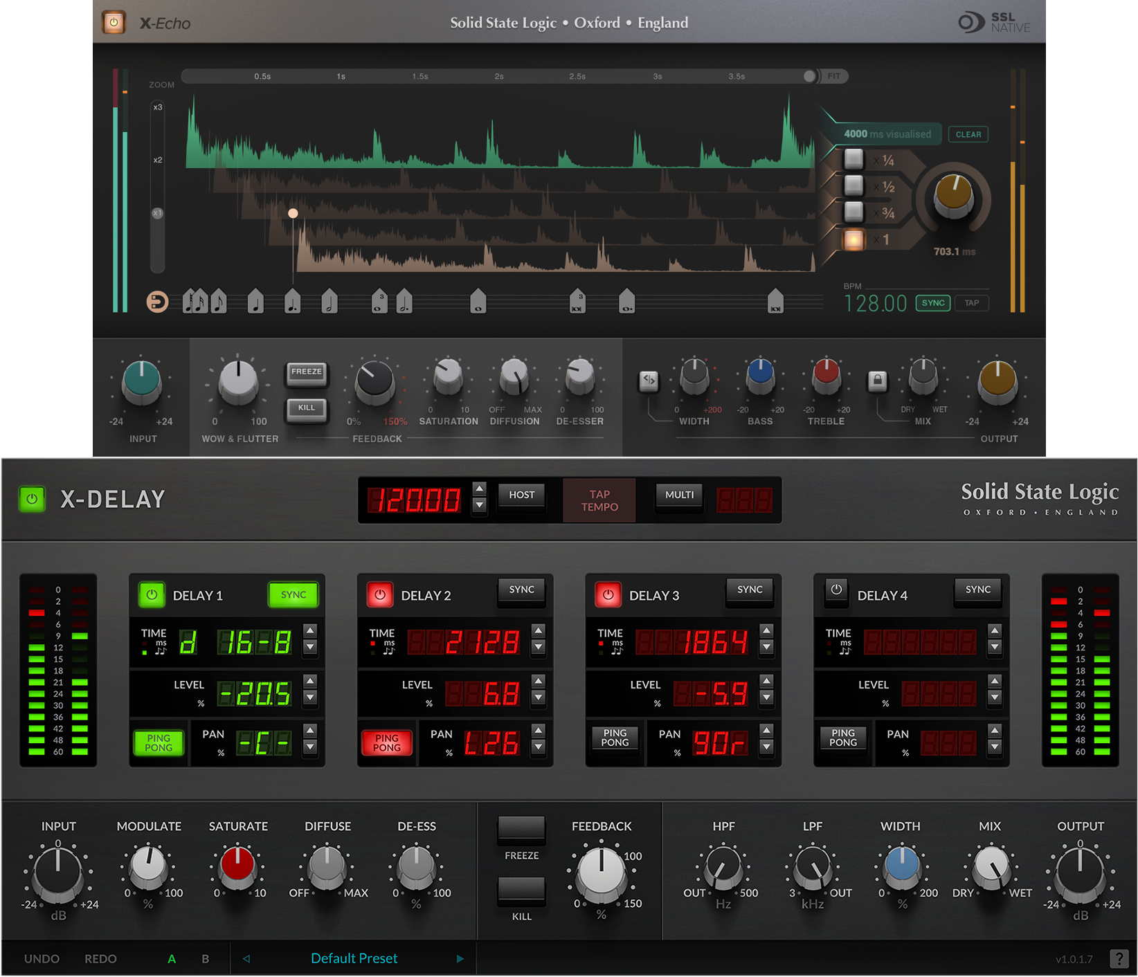 Solid State Logic X-Delay and X-Echo Plug-in Bundle