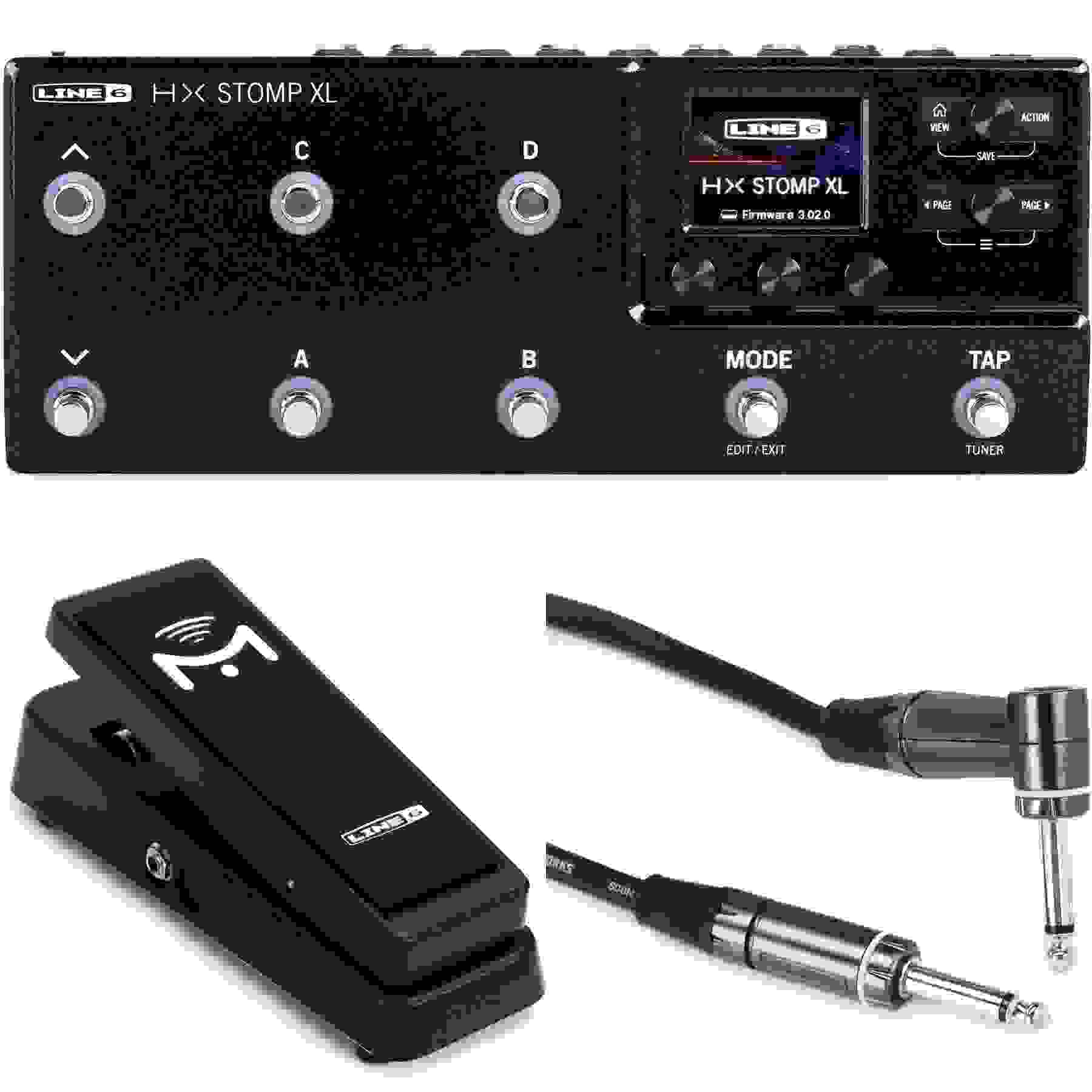 Line 6 HX Stomp XL Guitar Multieffects Floor Processor and Mission