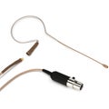 Photo of Countryman E6 Omnidirectional Earset Microphone - Standard Gain with 2mm Cable and TA4F Connector for Shure Wireless - Tan