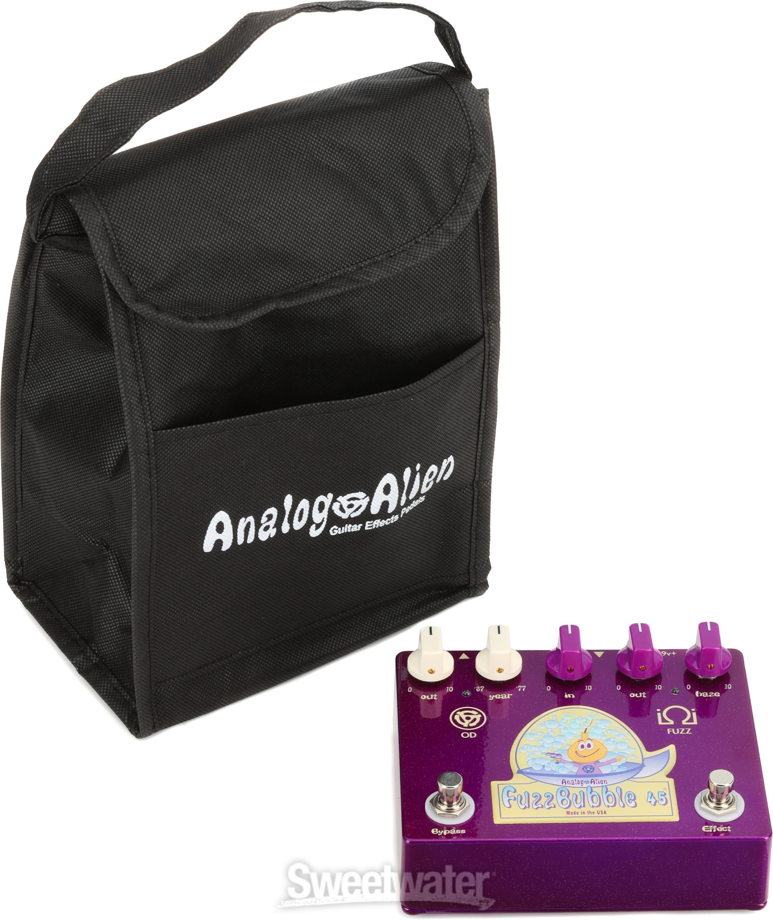 Analog Alien Fuzzbubble-45 Overdrive and Fuzz Pedal | Sweetwater