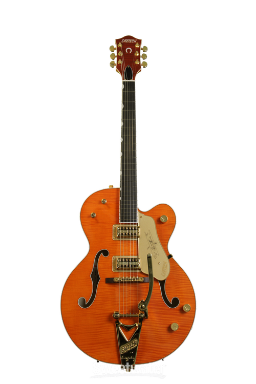 2024春の新作 Gretsch G6120TM Chet Atkins Hollow Body - Tiger Maple ギター