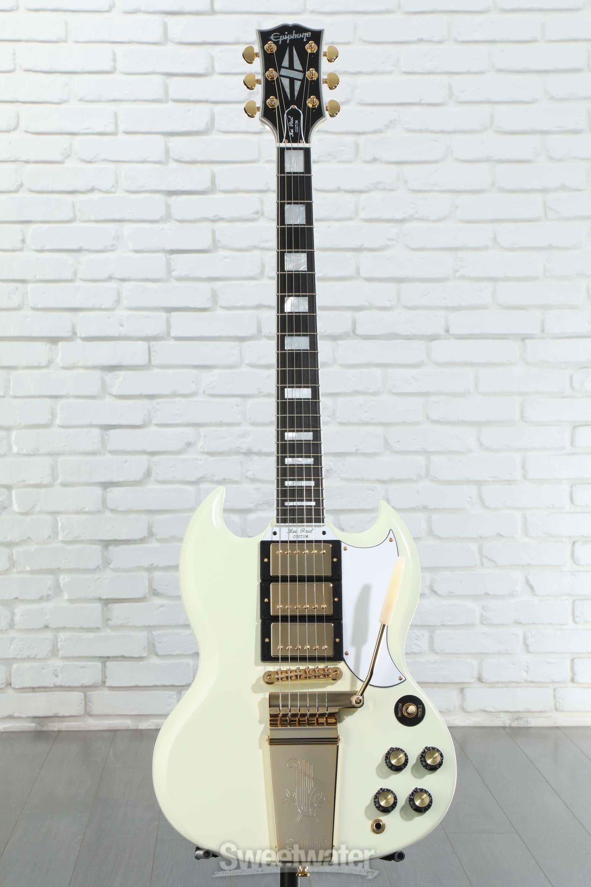 Epiphone 1963 SG Custom Electric Guitar - Classic White VOS
