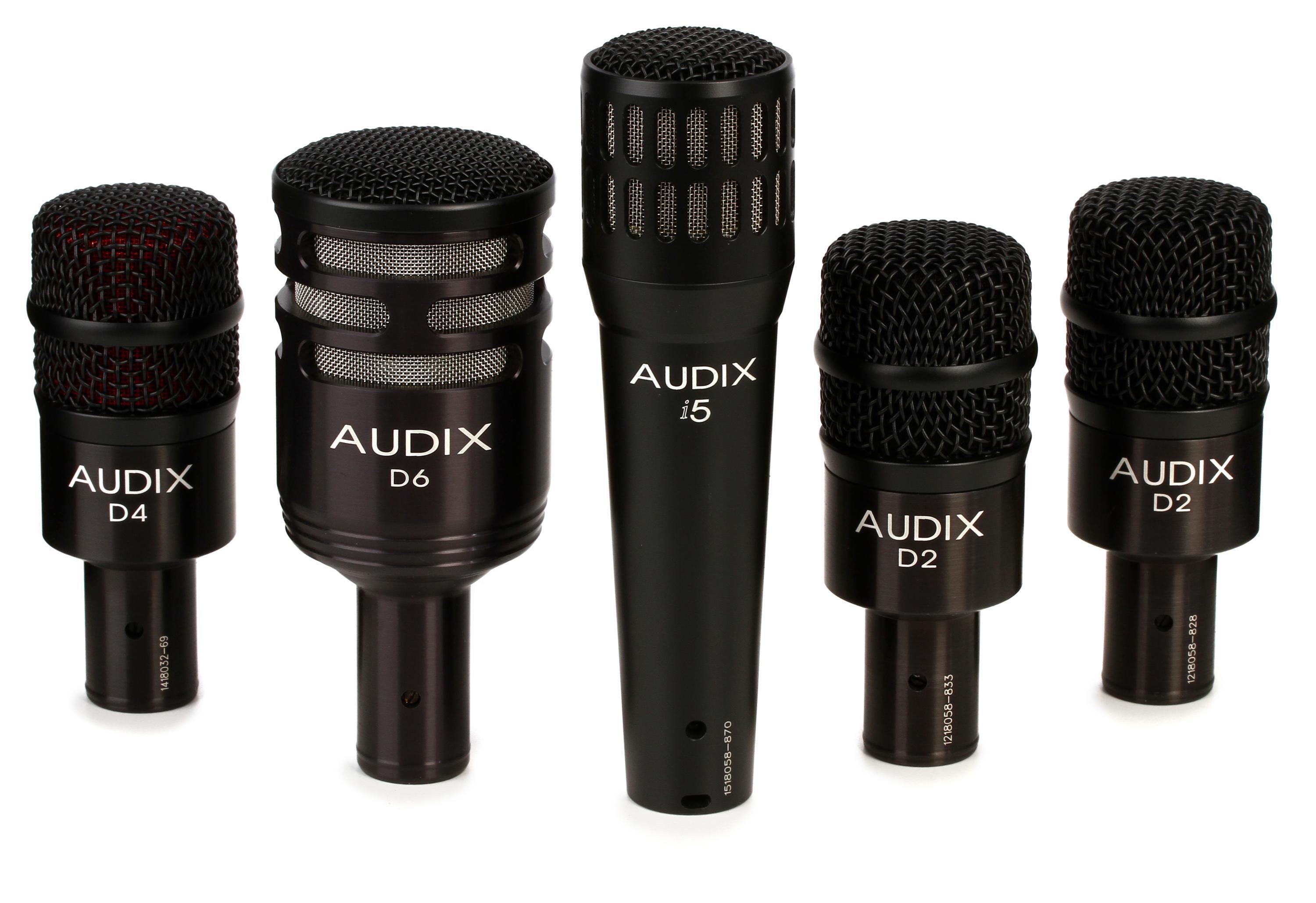 Bundled Item: Audix DP-5A 5-Piece Drum Microphone Package