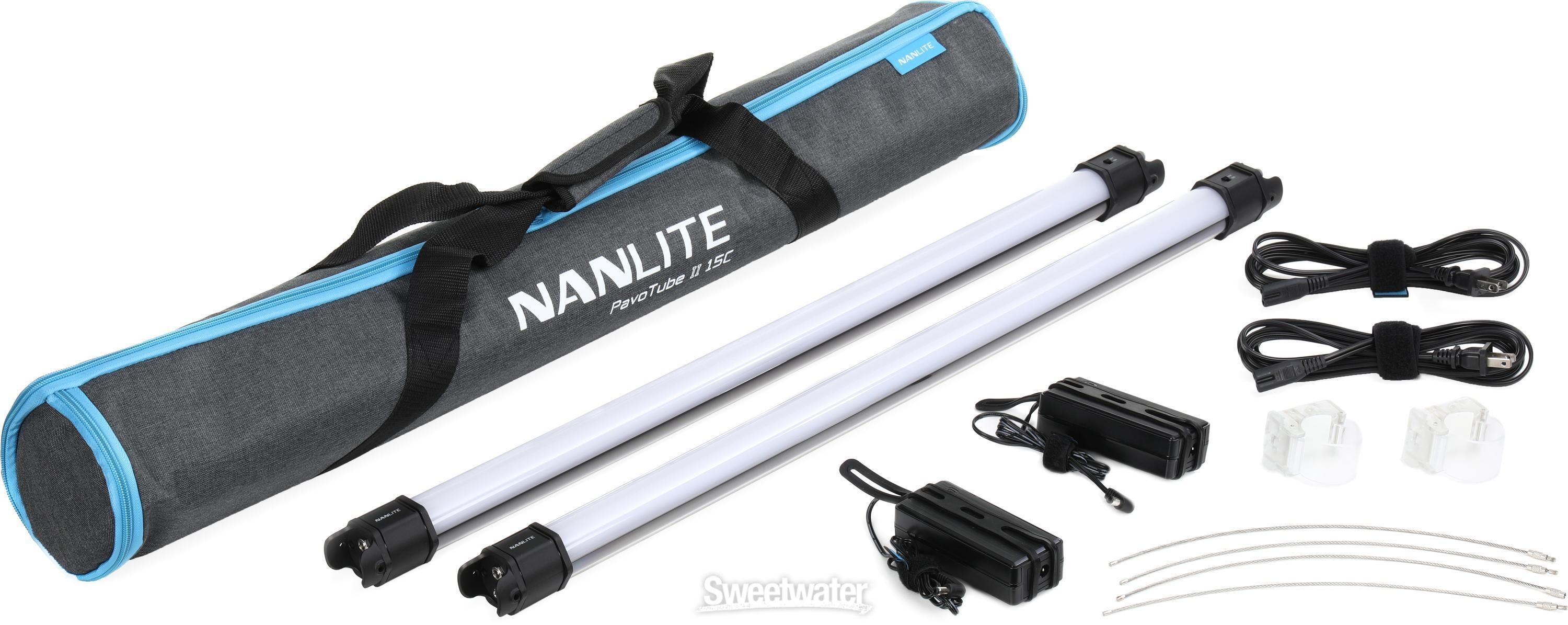 Nanlite PavoTube II 15C 2-foot LED Tube Light and Accessories - 2