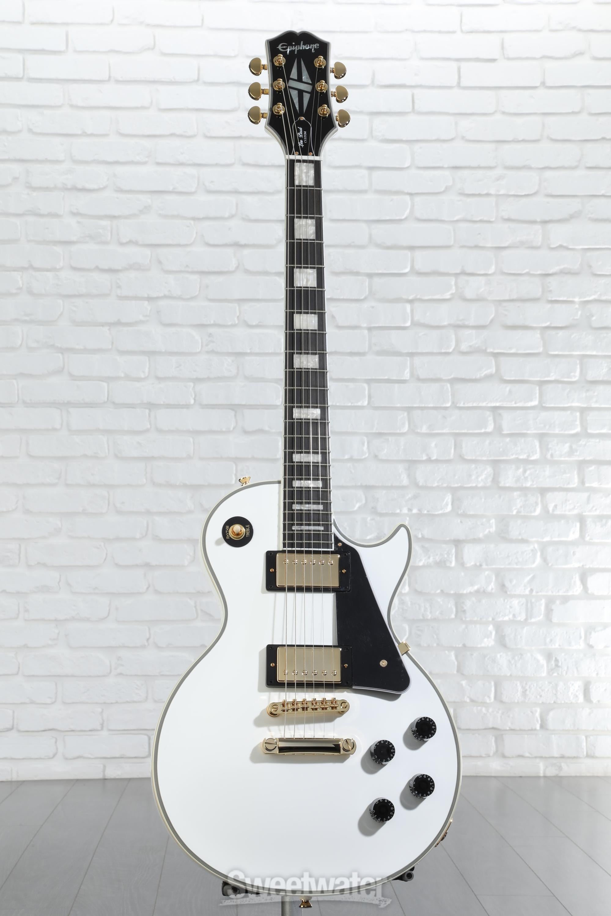 Epiphone Les Paul Custom Electric Guitar - Alpine White