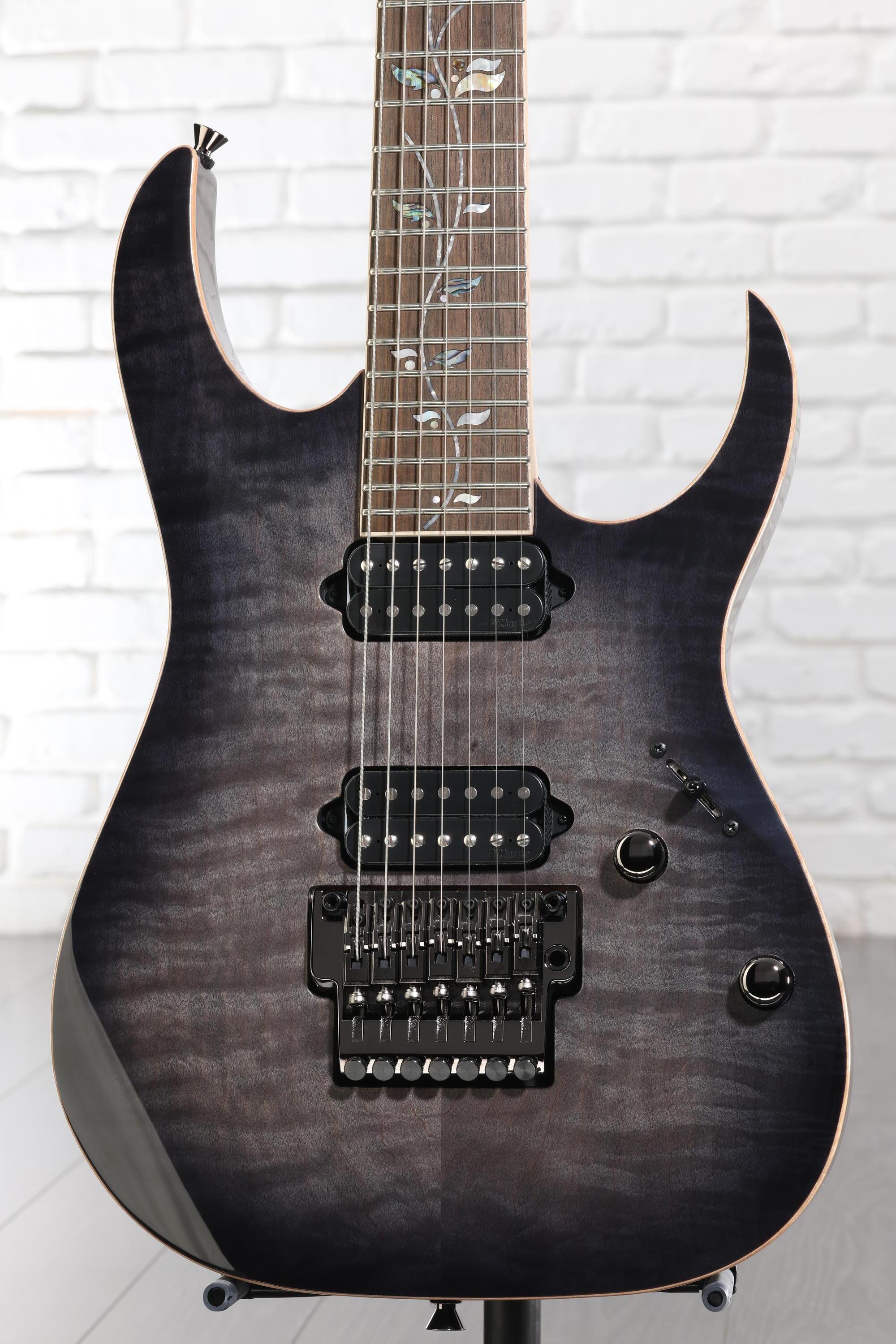 Ibanez J Custom RG8527 7-string Electric Guitar - Black Rutile