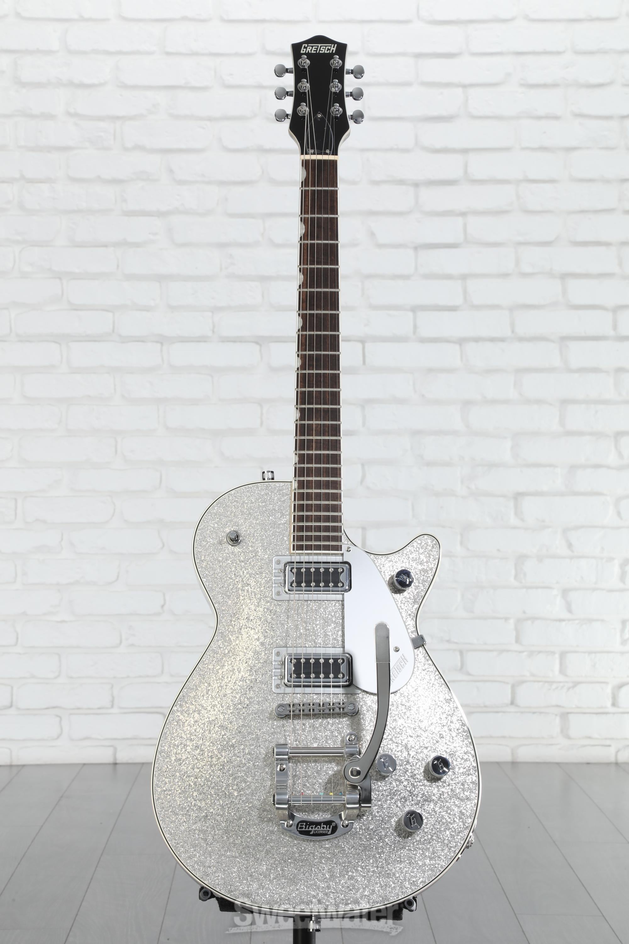 Gretsch Electromatic Jet Electric Guitar - Silver Sparkle | Sweetwater