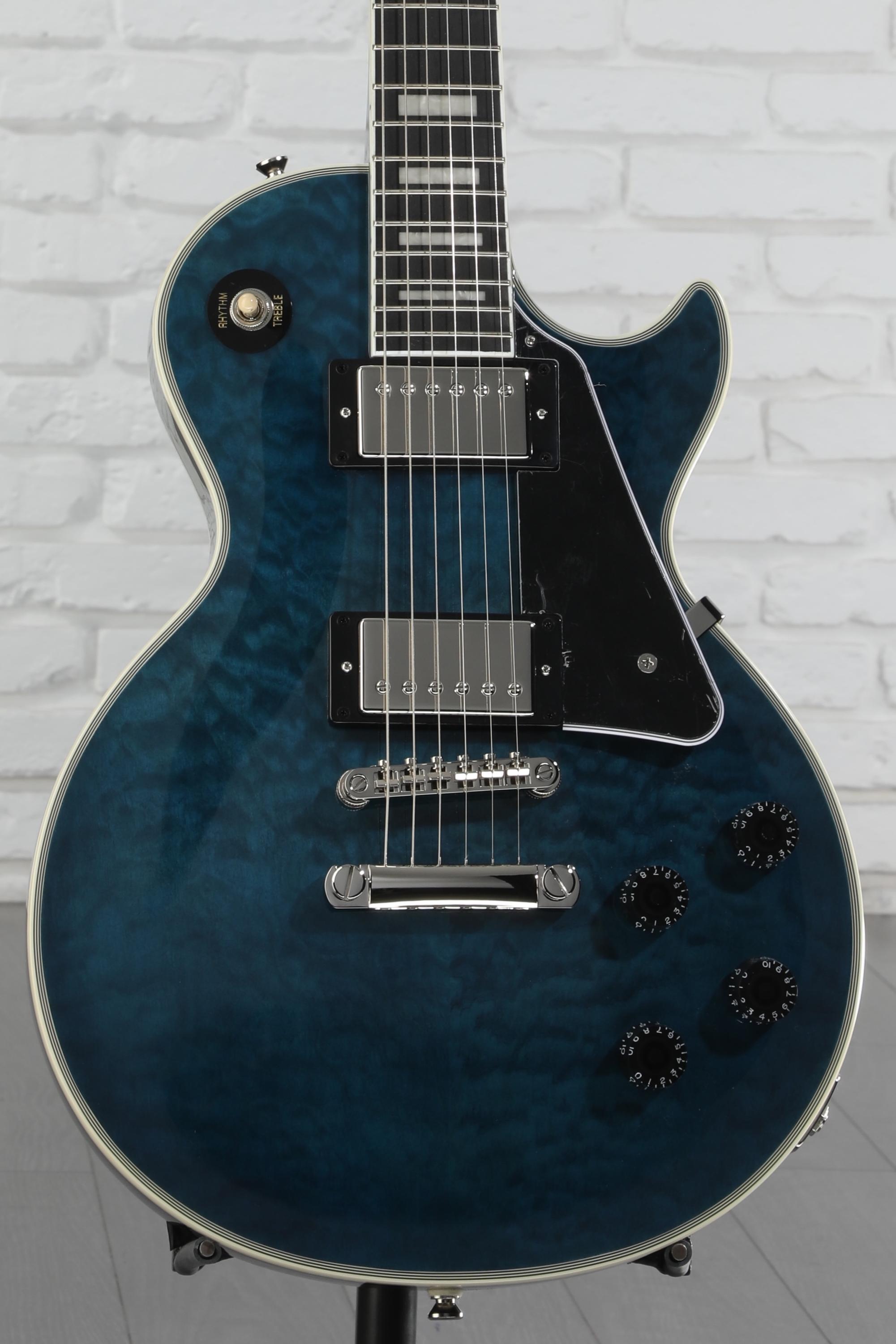 エピフォン/レスポールカスタム（Transparent Blue） エピフォン/レスポールカスタム（Transparent Blue） Epiphone