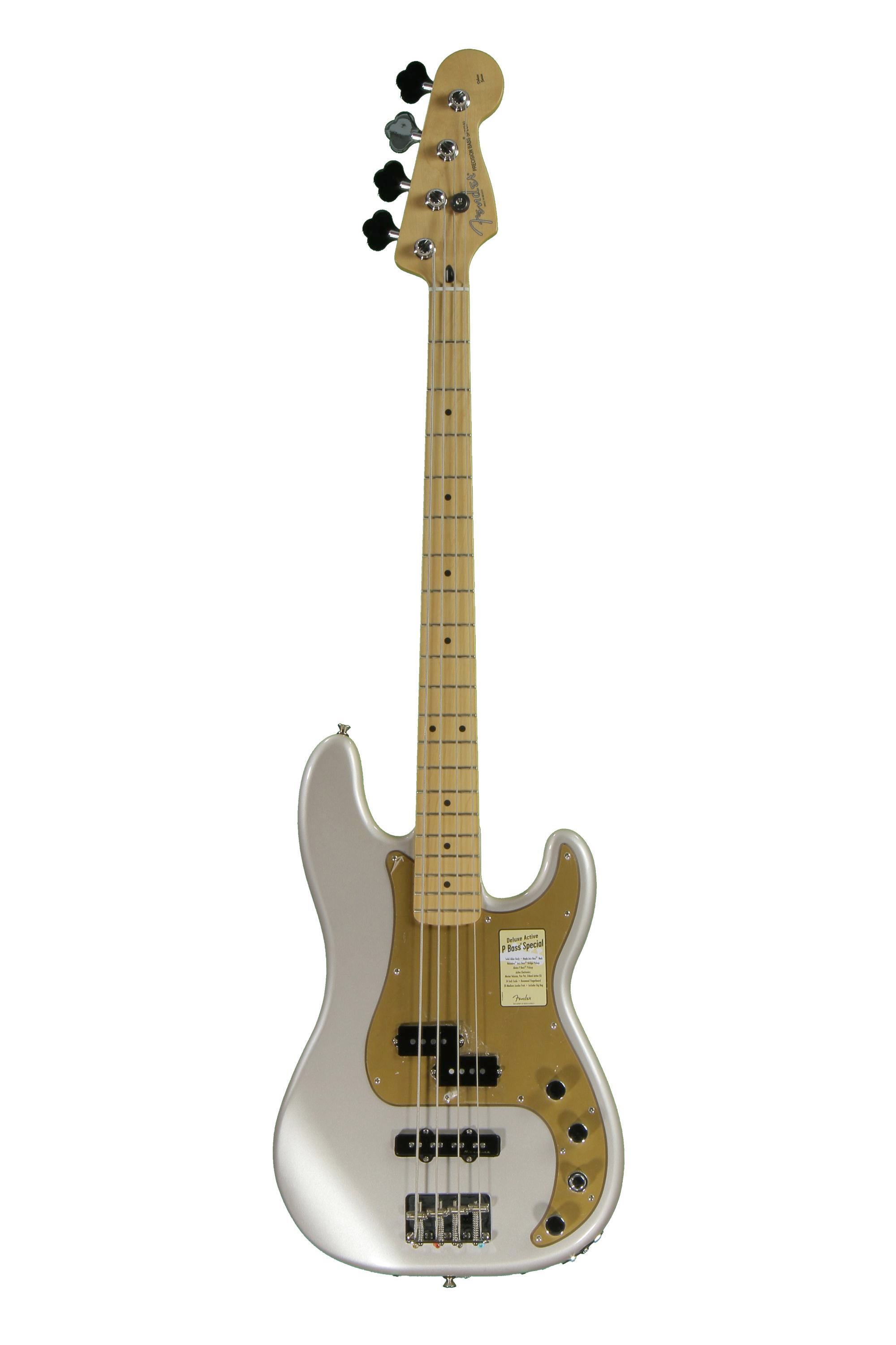 Fender Deluxe Active P Bass Special - Blizzard Pearl