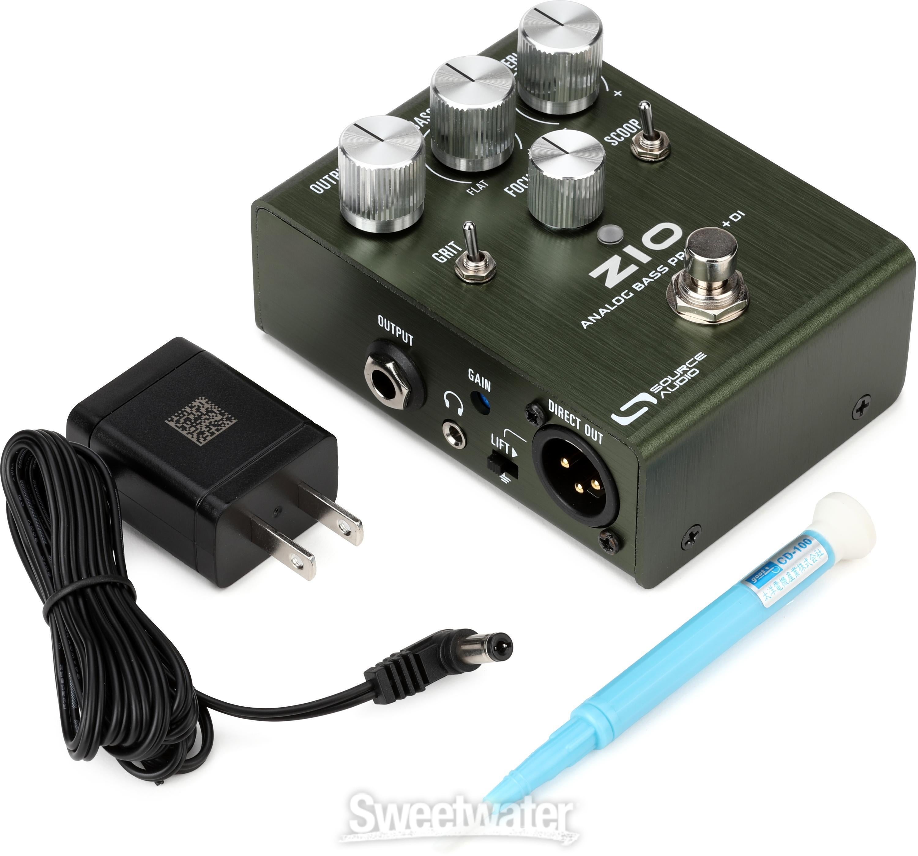 ベース Source Audio Zio Analog Bass Preamp + DI Source Audio ZIO Analog Bass Preamp + DI Pedal | Music & Arts
