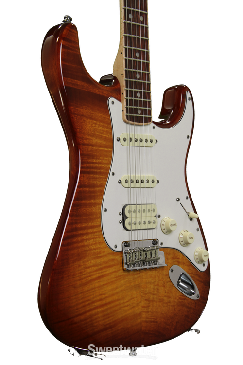 ギター Fender USA SELECT Stratocaster HSS 2013 2013 Fender American Select Stratocaster HSS TBS Burst 3.6kg