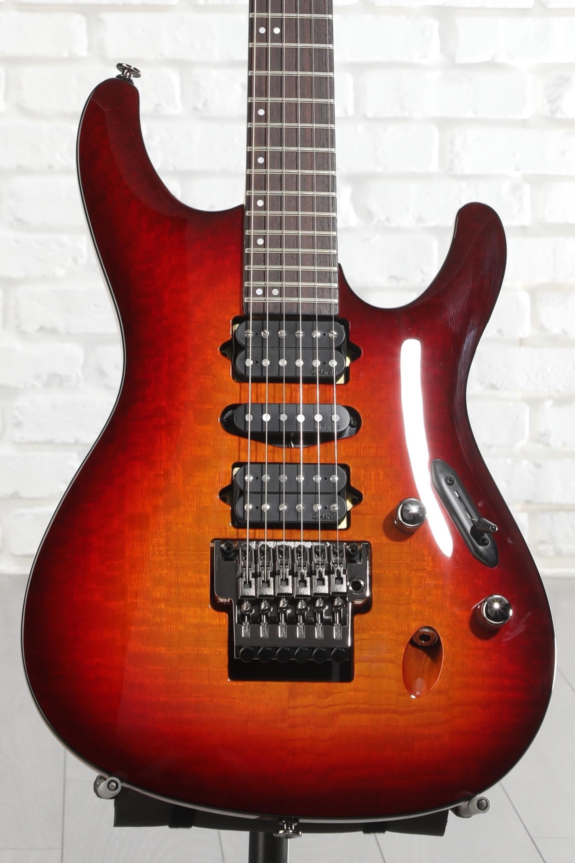 Ibanez Prestige S6670SK Electric Guitar - Sunset Burst | Sweetwater