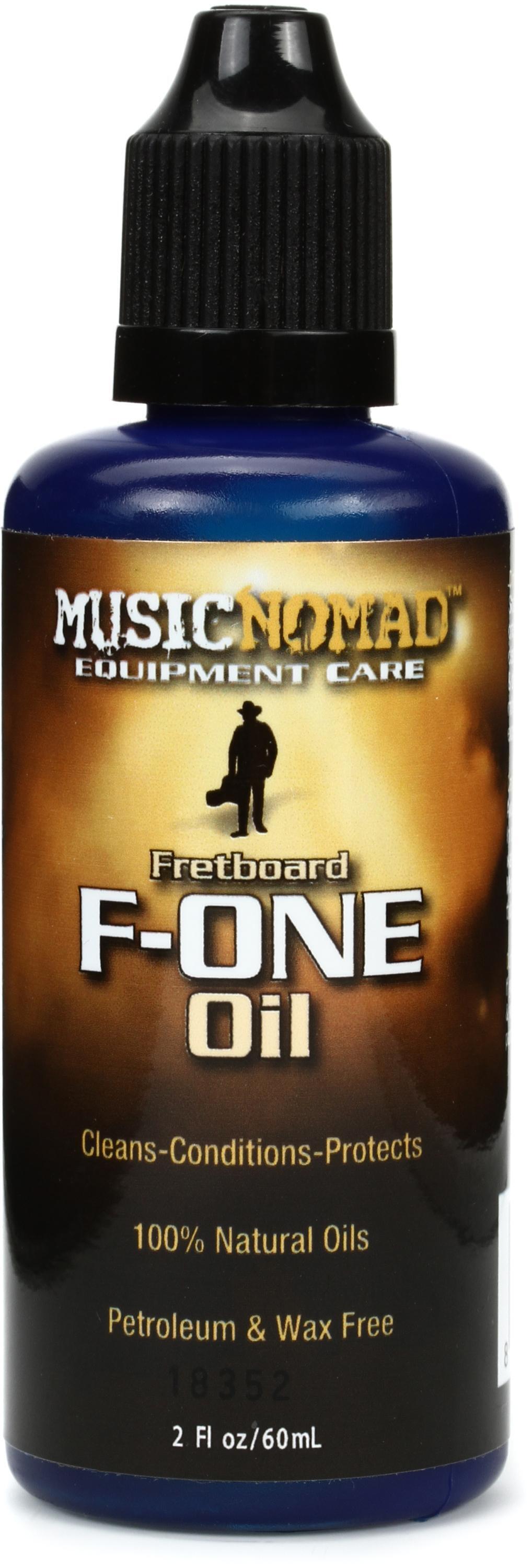 MusicNomad F-ONE Oil Fretboard Cleaner & Conditioner - 2-oz. Bottle