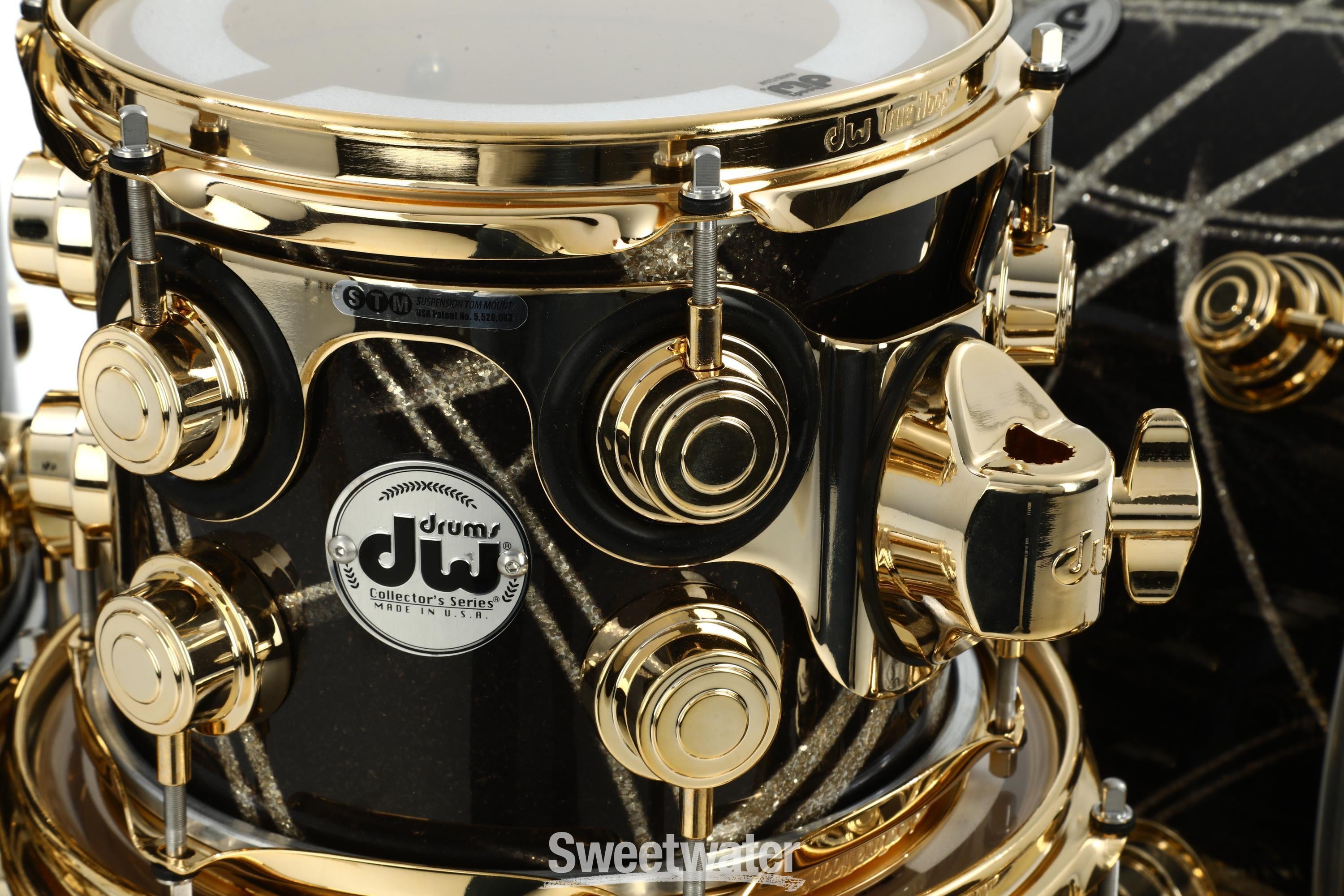 DW Collector's Series Maple 7-piece Shell Pack - Smoke Glass