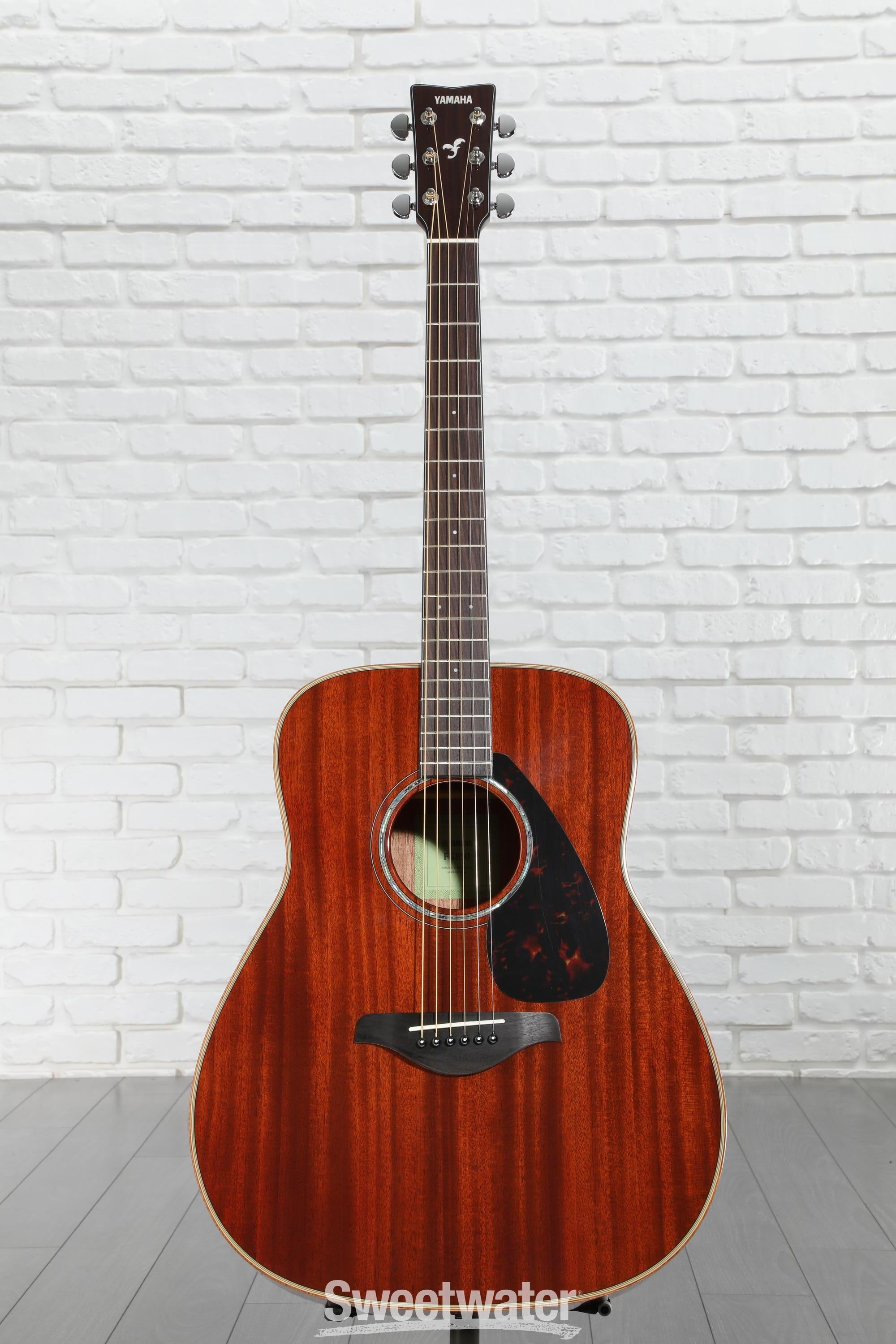 Yamaha FG850 Dreadnought Acoustic Guitar - Natural Reviews